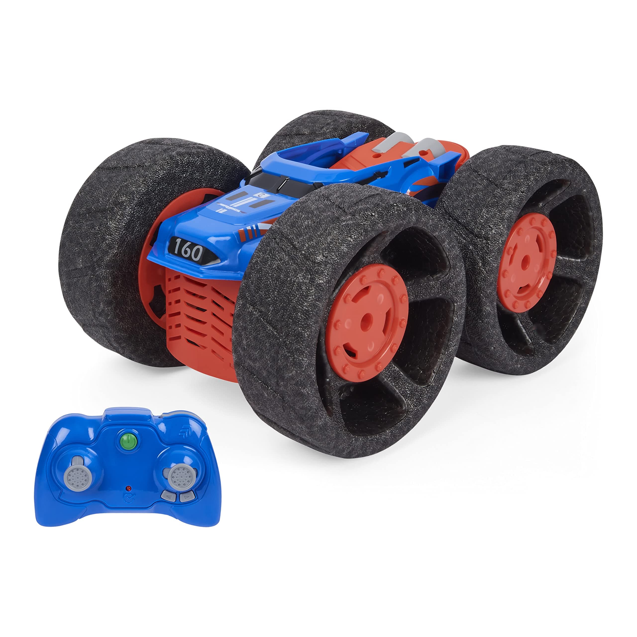 Super Soft, Jump Fury with Zero-Damage Wheels, Extreme Jumping Remote Control Car, Kids Toys for Kids 4 and up, 1:15 Scale, Multi-colored