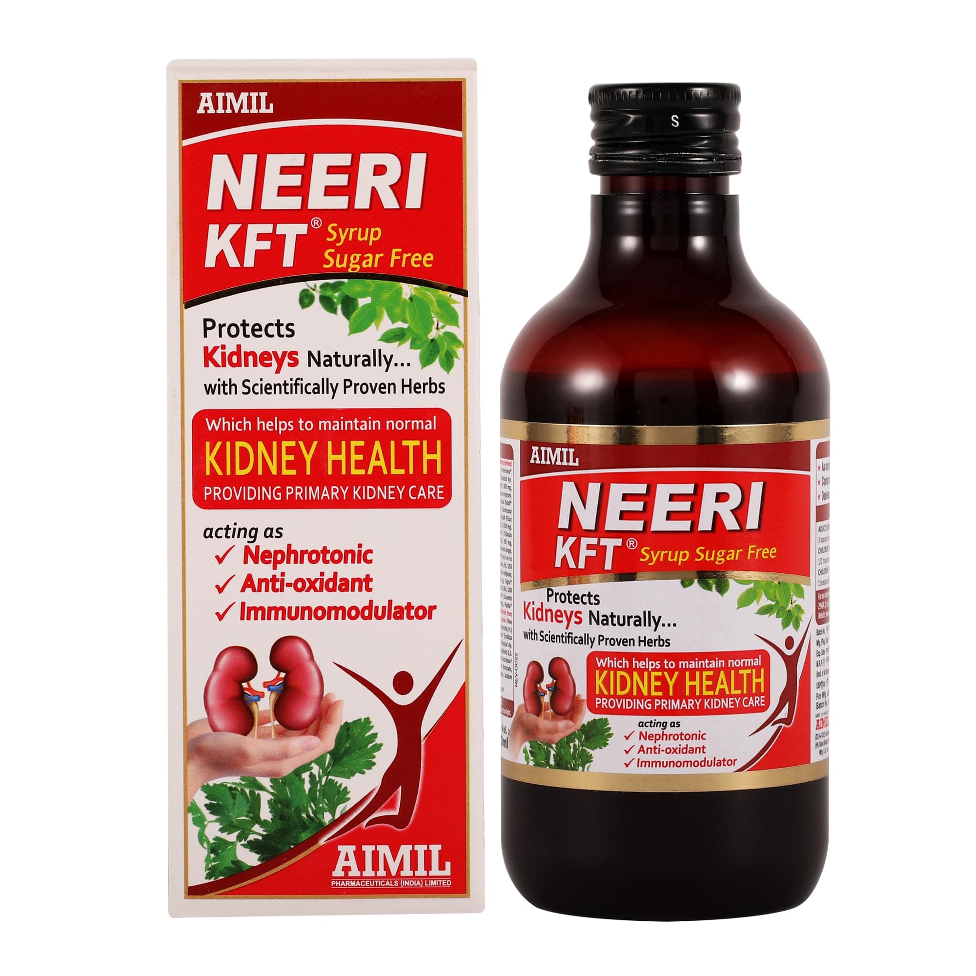 AIMIL Neeri Kft Sugar Free Liquid Syrup-200 Ml (Pack of 1)