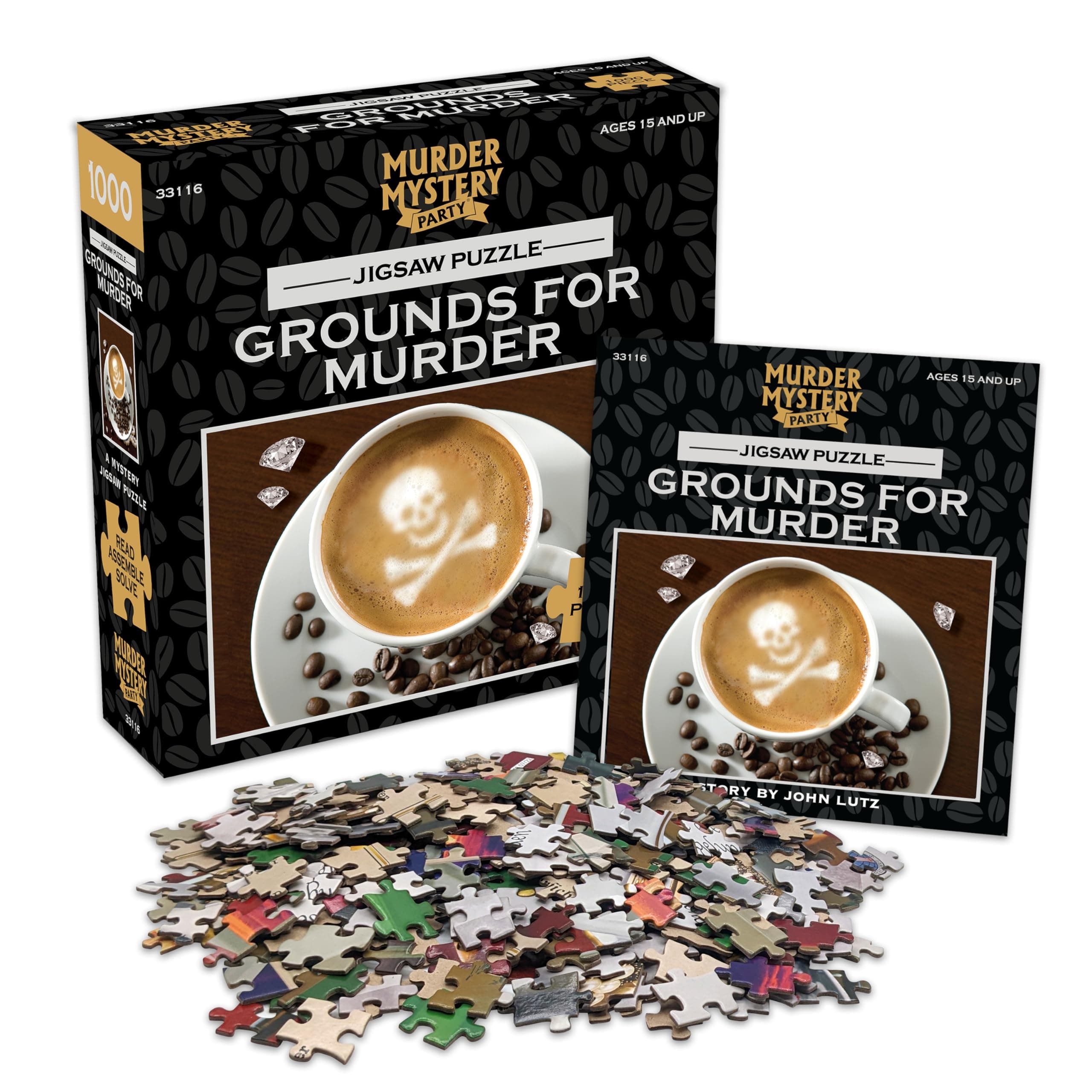 Murder Mystery Party Classic Jigsaw Puzzle - Grounds for