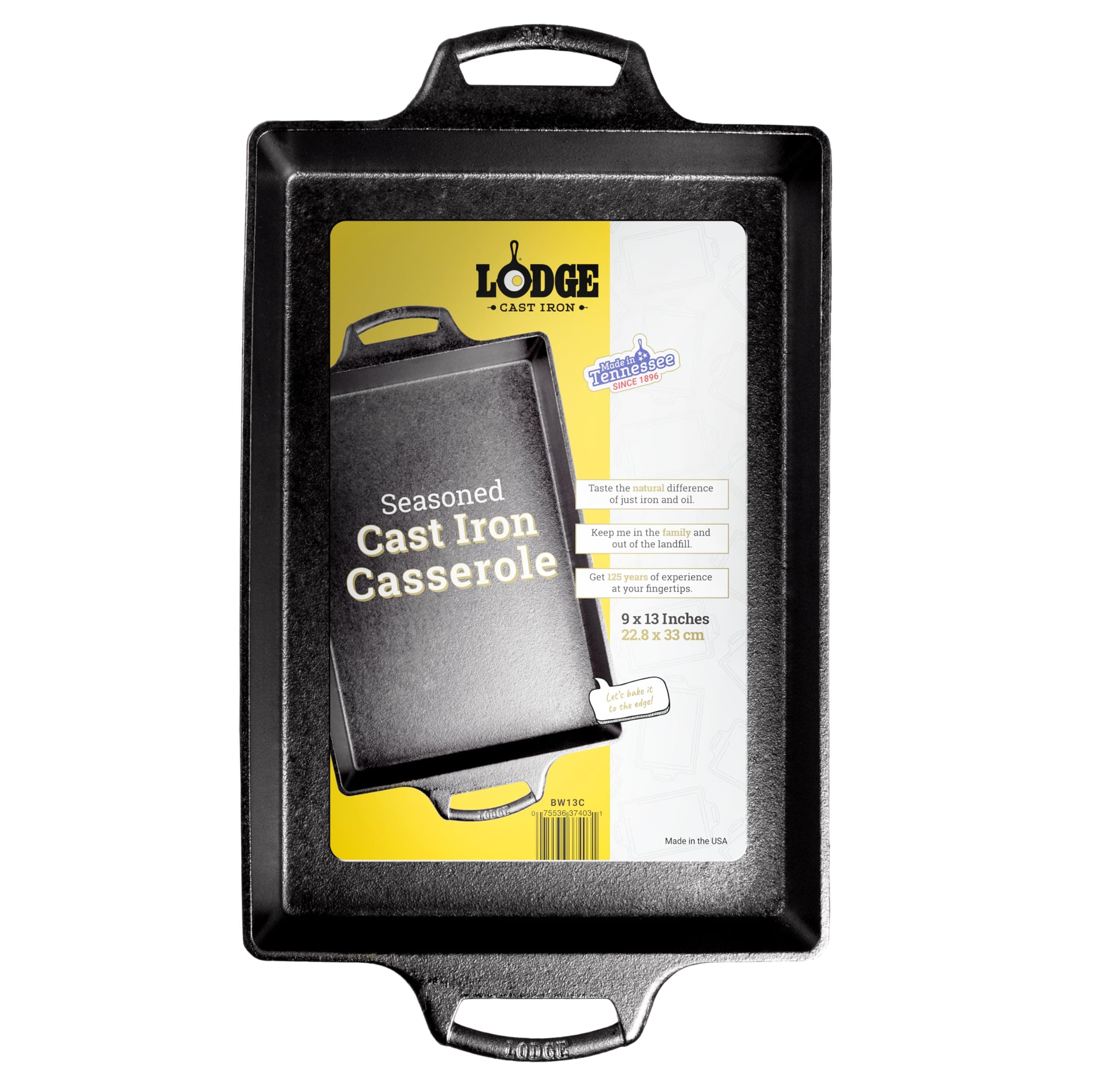 Lodge Cast Iron Casserole Pan