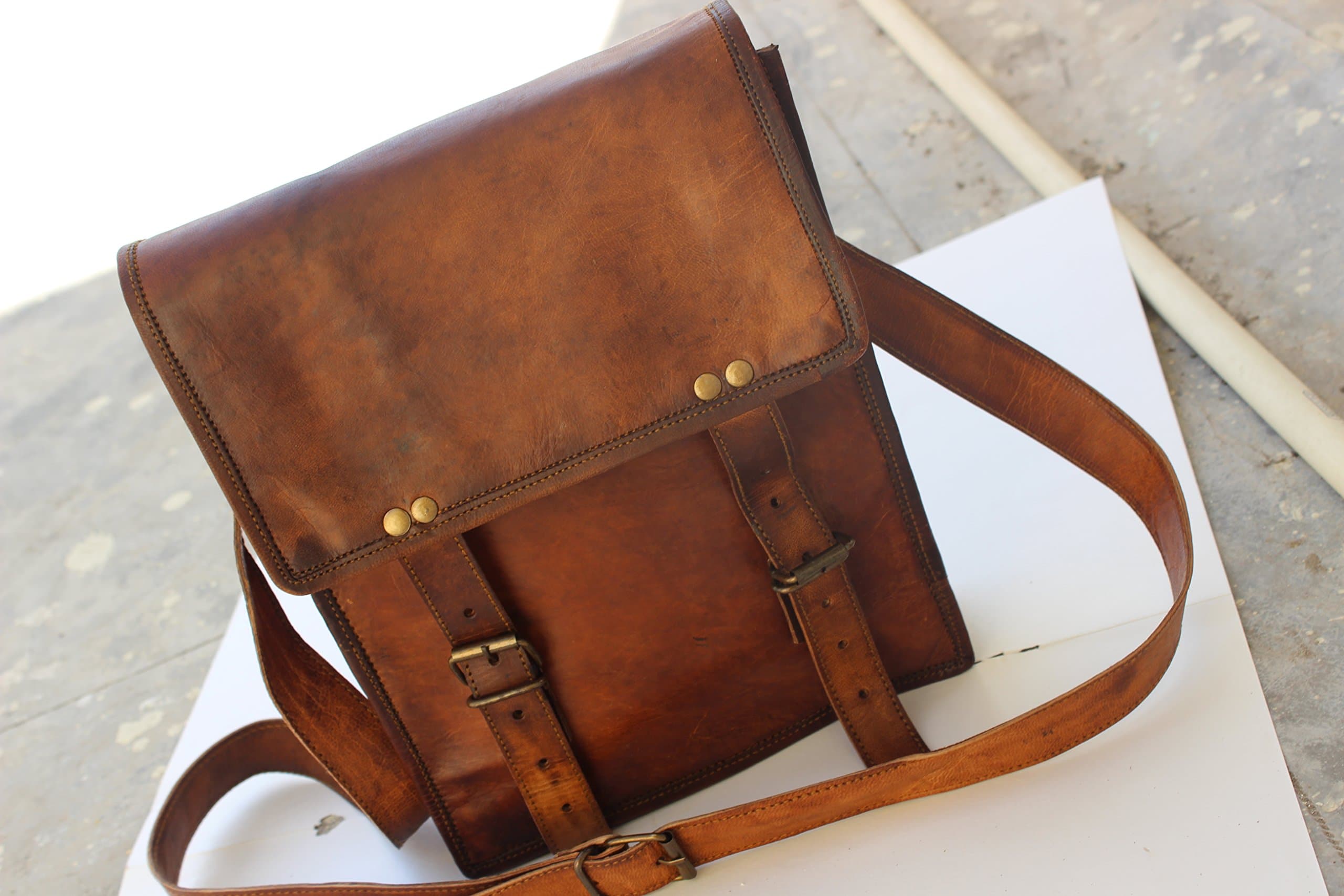 Handmadecraft Leather Messenger Satchel Mans Bag Small
