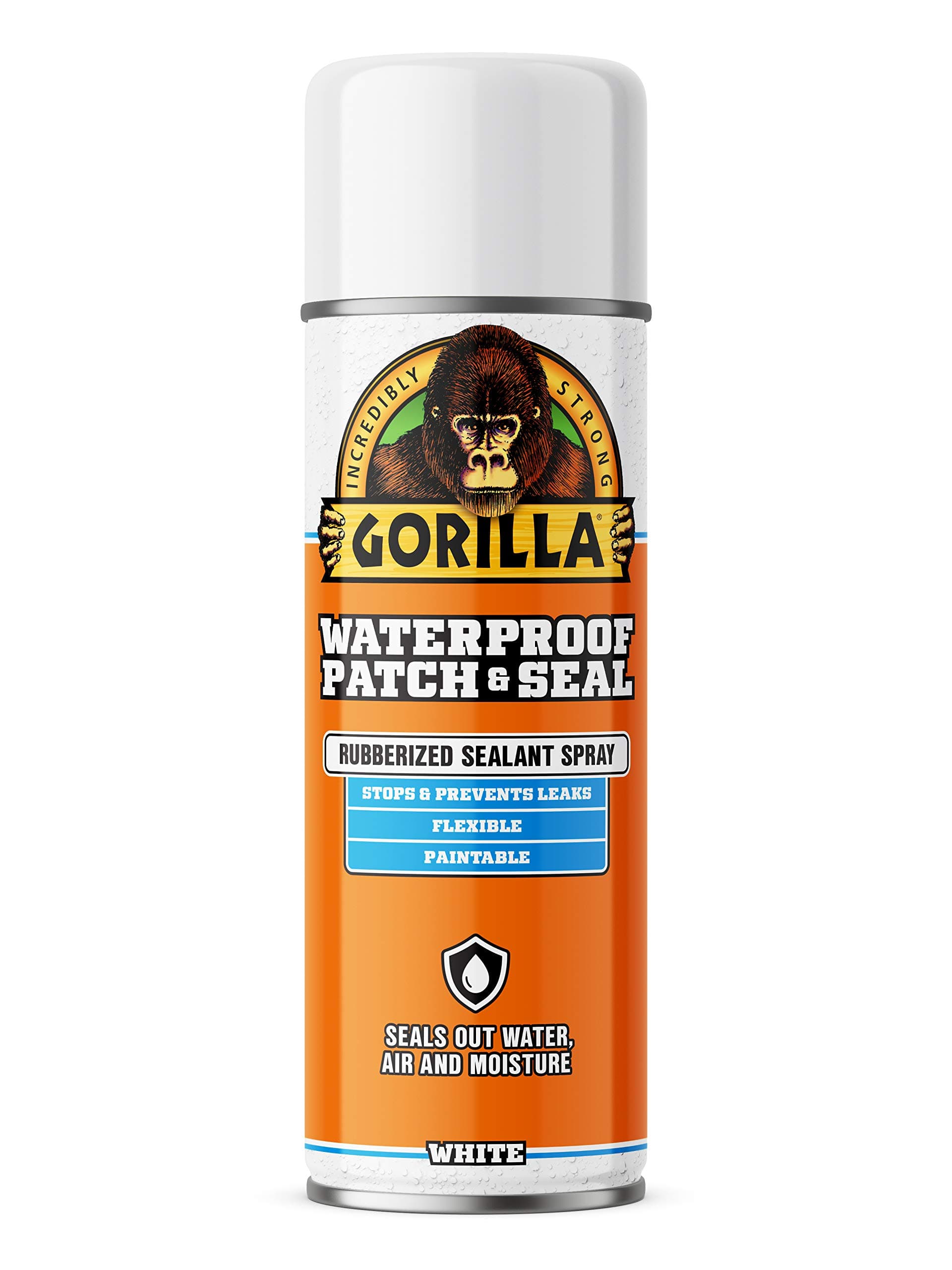 Gorilla Waterproof Patch & Seal Rubberized Sealant Spray; White; 14 oz (1 Pack)