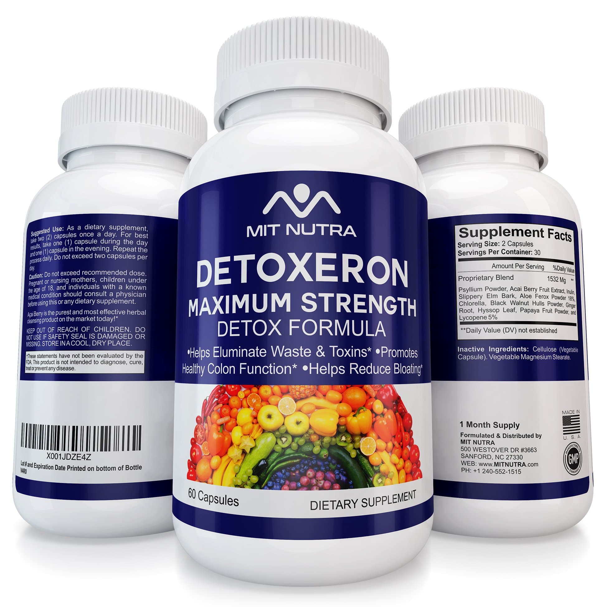 Detoxeron - Maximum Strength Detox Formula by MIT NUTRA