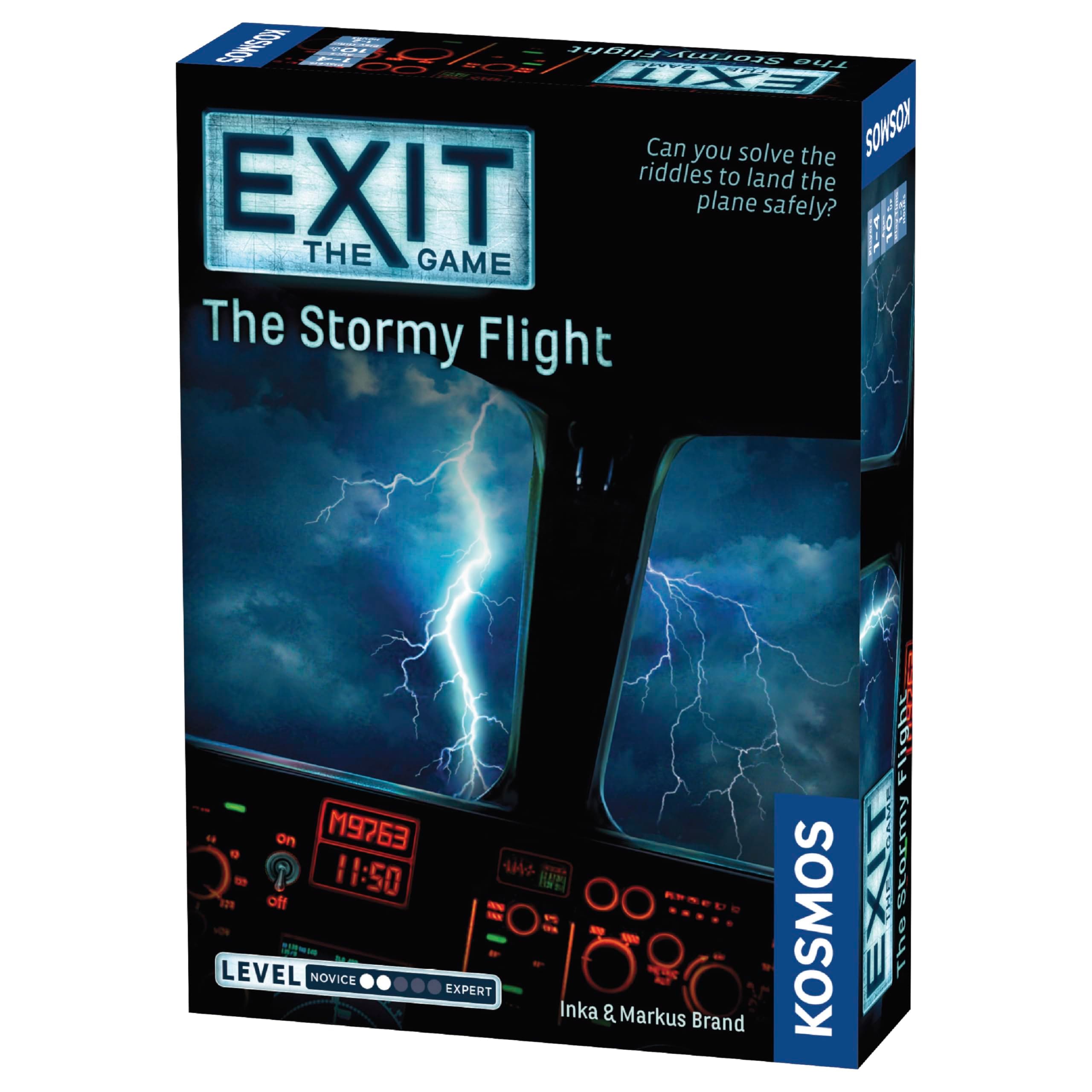 EXIT: The Stormy Flight | Escape Room Game in a Box| – Kosmos Family Friendly, Card-Based at-Home Experience for 1 to 4 Players, Ages 12+