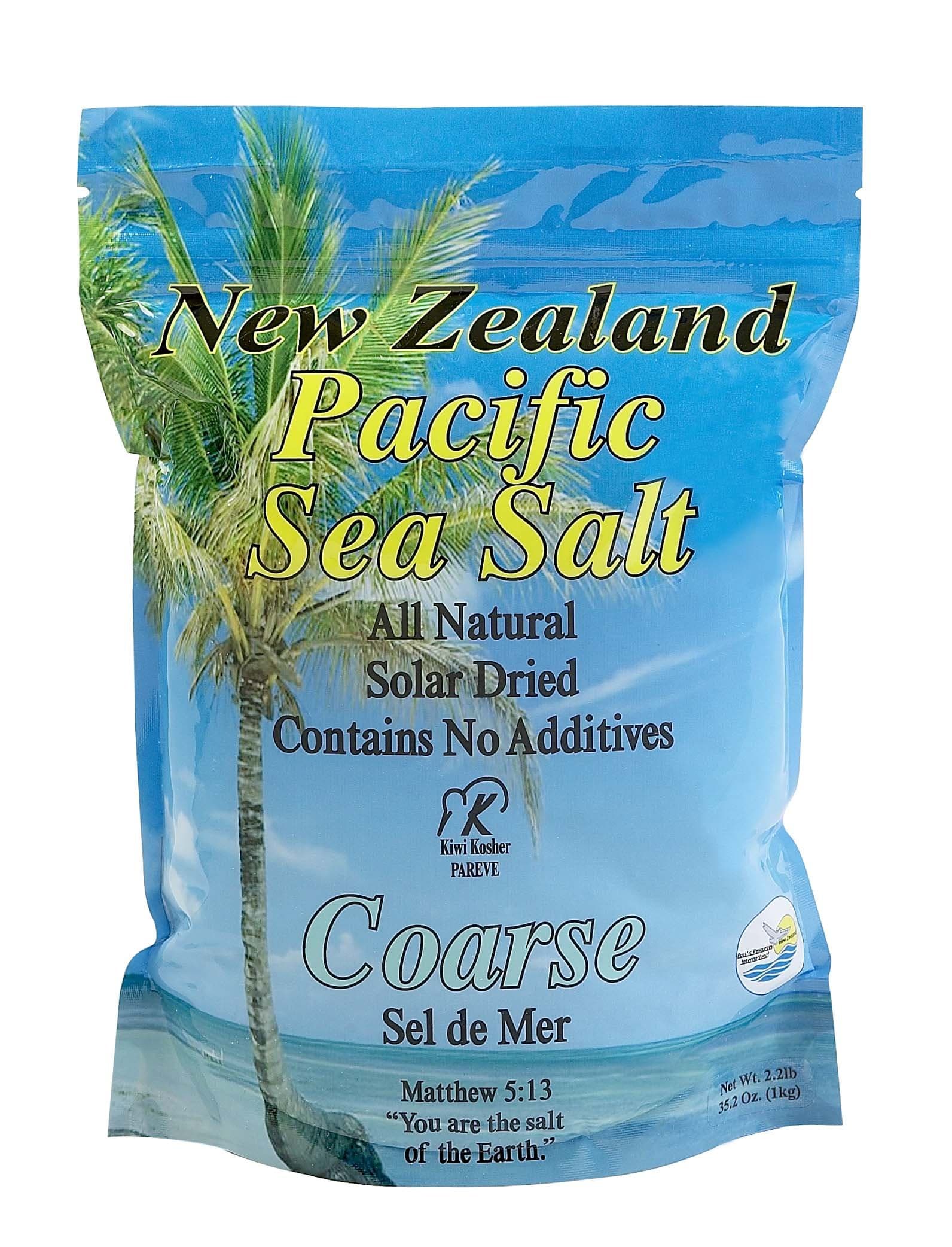 Pacific Resources Sea Salt Bag - Coarse, 2.2000-Pounds (Pack of 4)