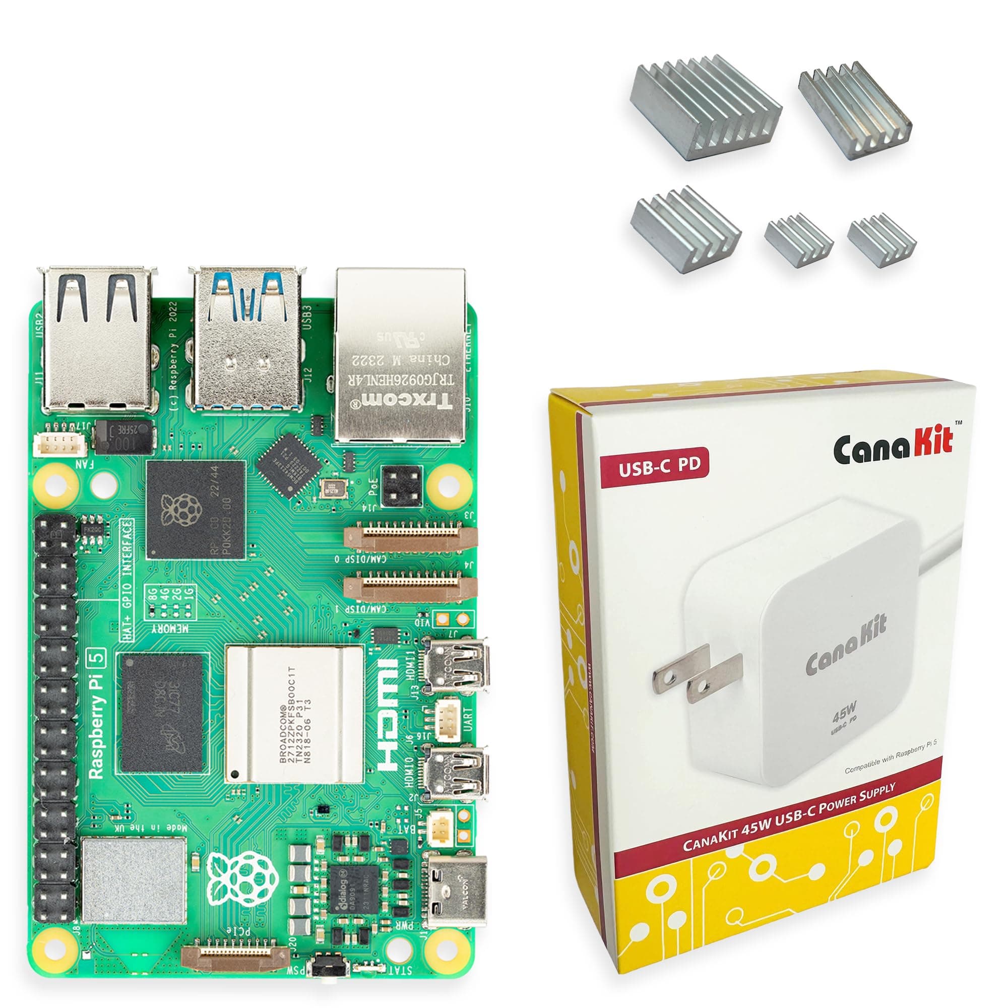 Raspberry Pi 5 Basic Kit (8GB RAM | NO SD Card)