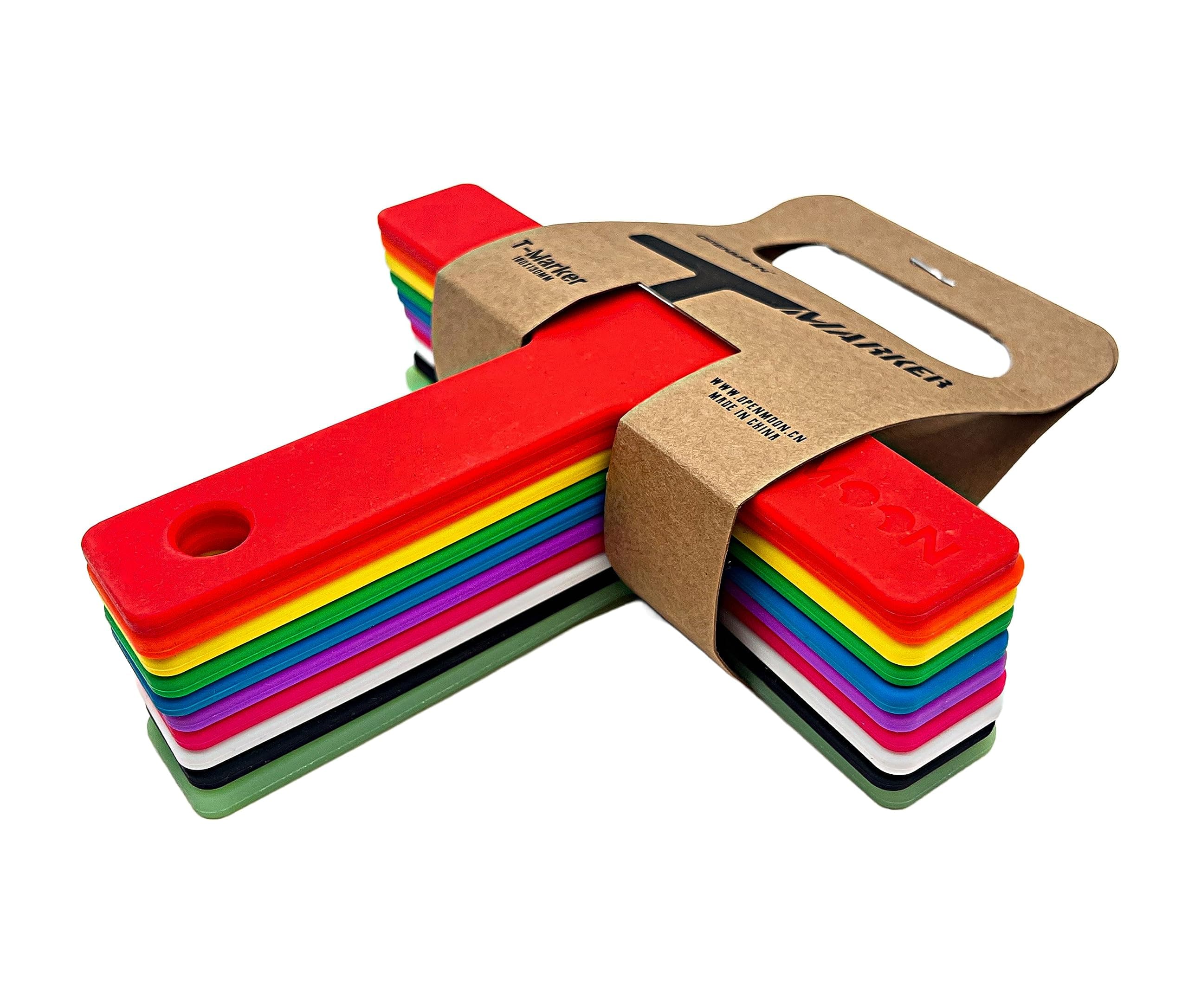 OPENMOON Camera Silicone T Marks for Actors (10 Colors)