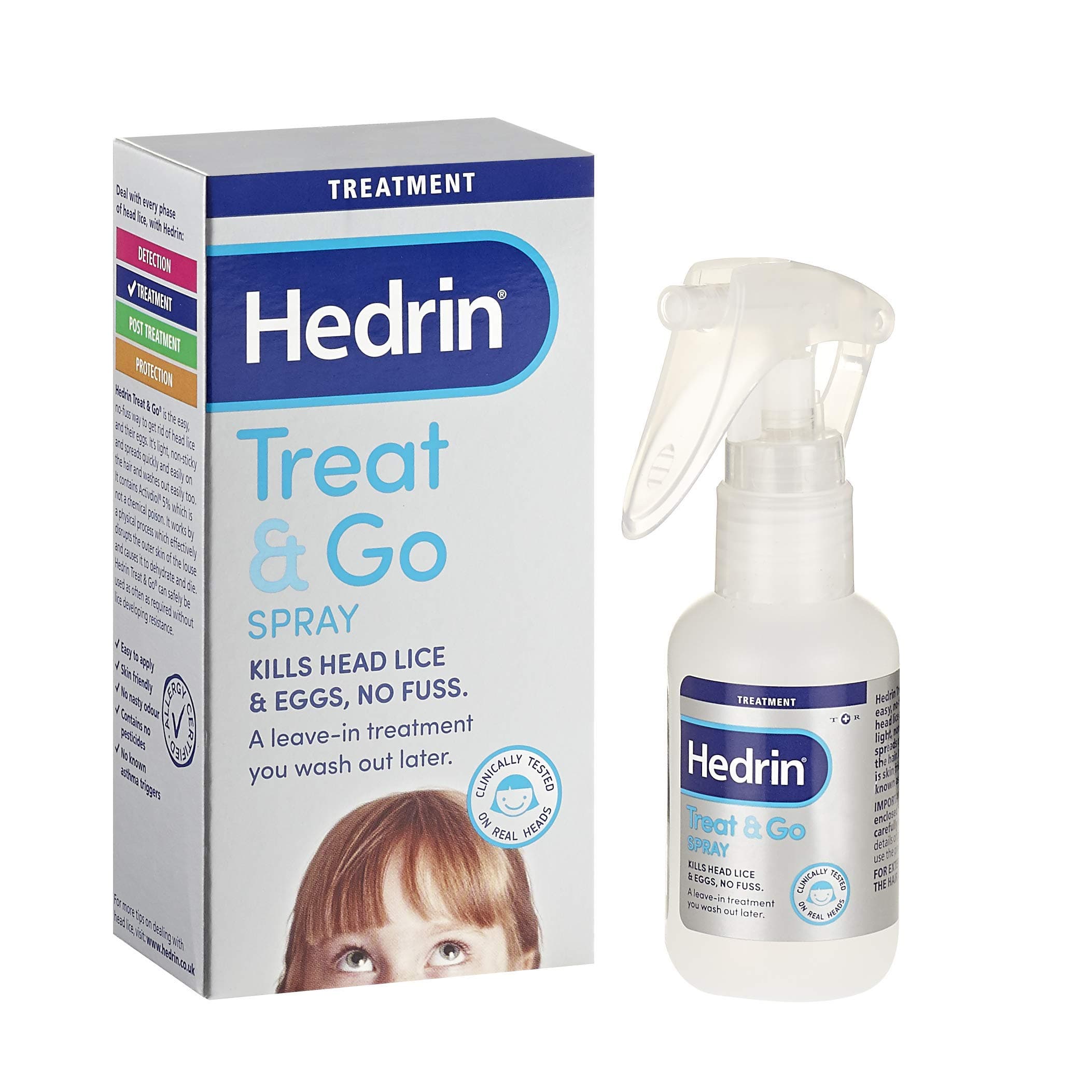 Hedrin Treat and Go Spray, 60 ml