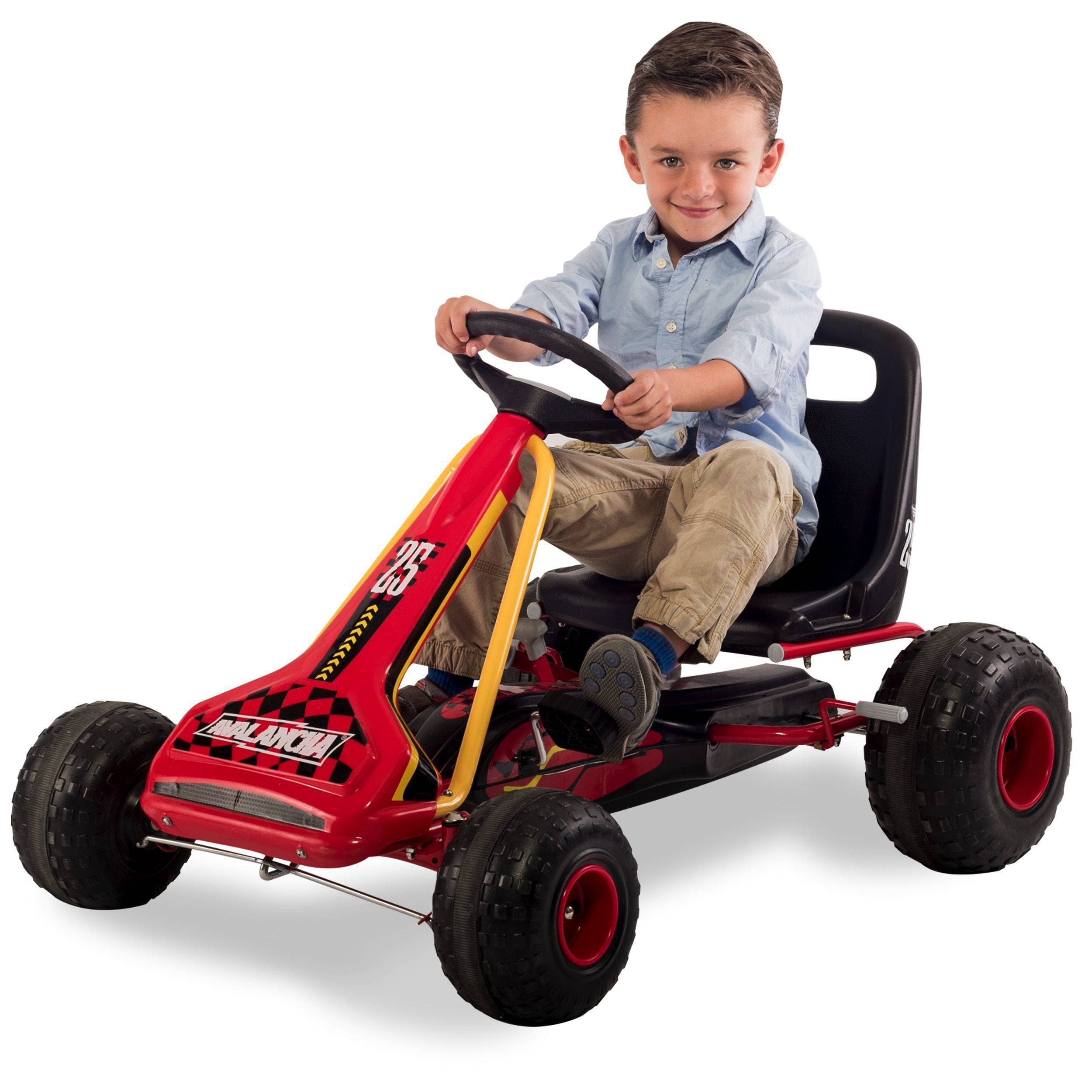 Flying Wheel Go Kart Ride On, Red