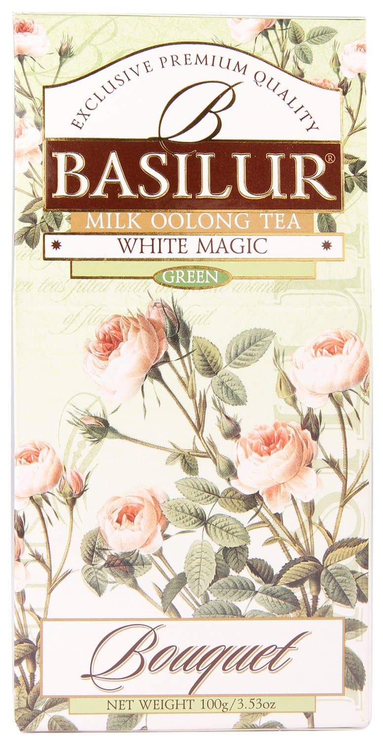 Basilur White Magic | Milk Oolong Green Tea | 100g Loose Leaf Packet