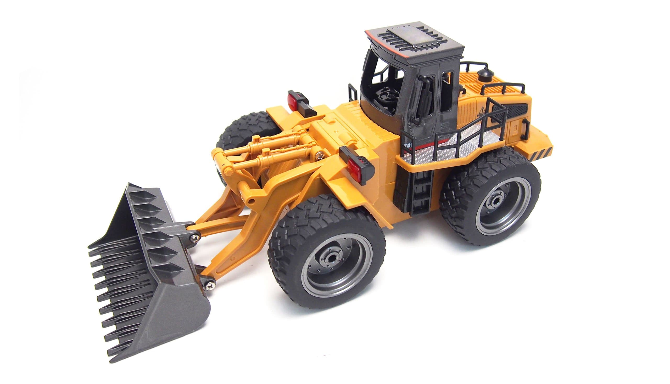 Amewi 22304 Scale, 2.4GHz, Wheel Loader with Metal Loading Shovel, 1:18, Yellow