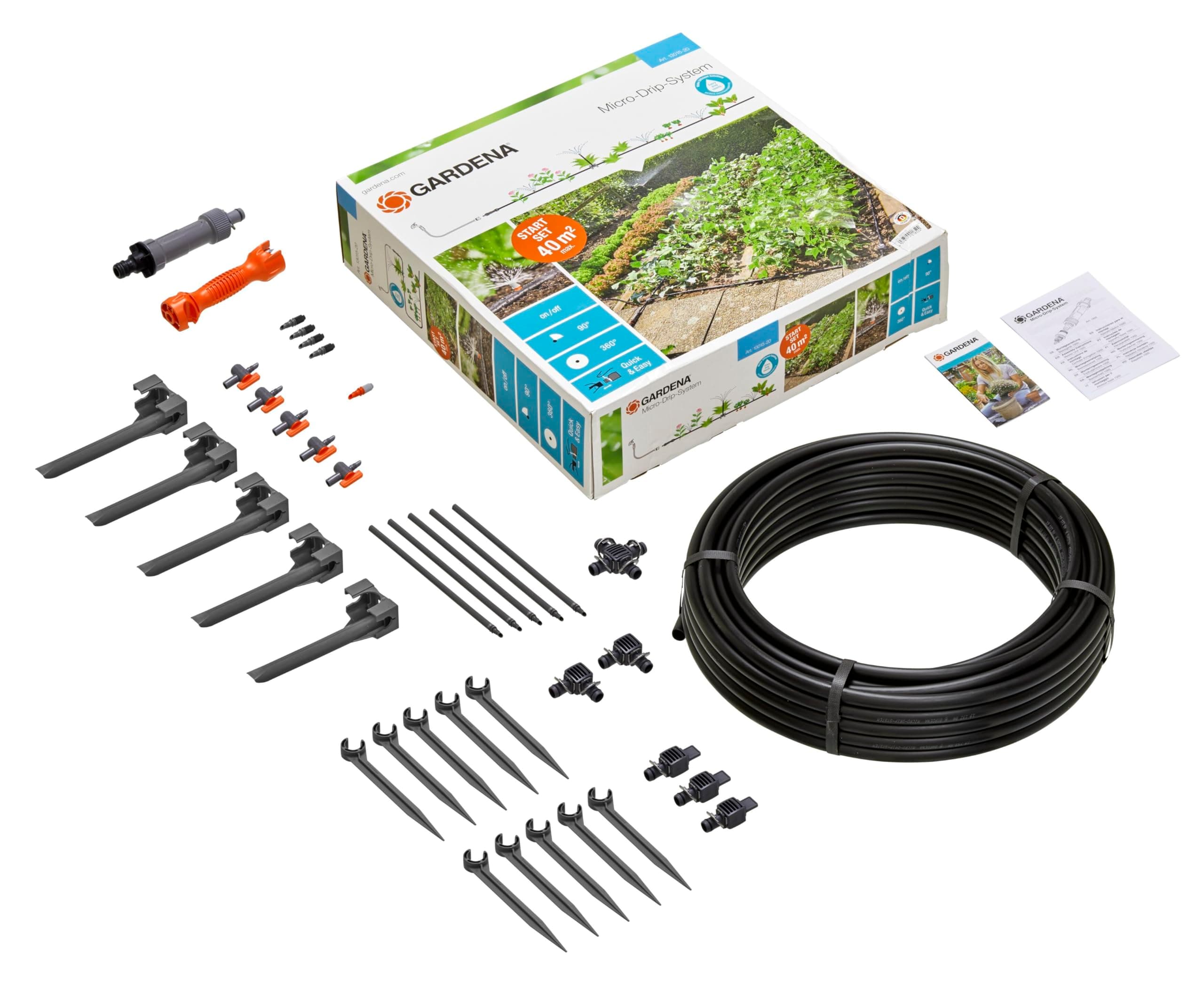 Starter Set Planted Areas: Micro-Drip System for irrigation of flower and vegetable beds (13015-20)