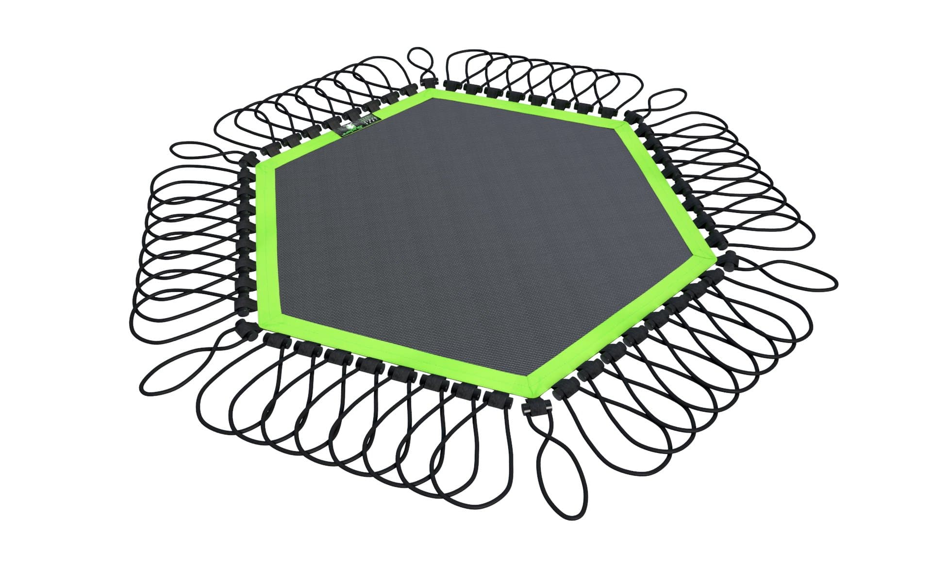 Set – Jumping Mat with Bows Rubber Ropes and Clips