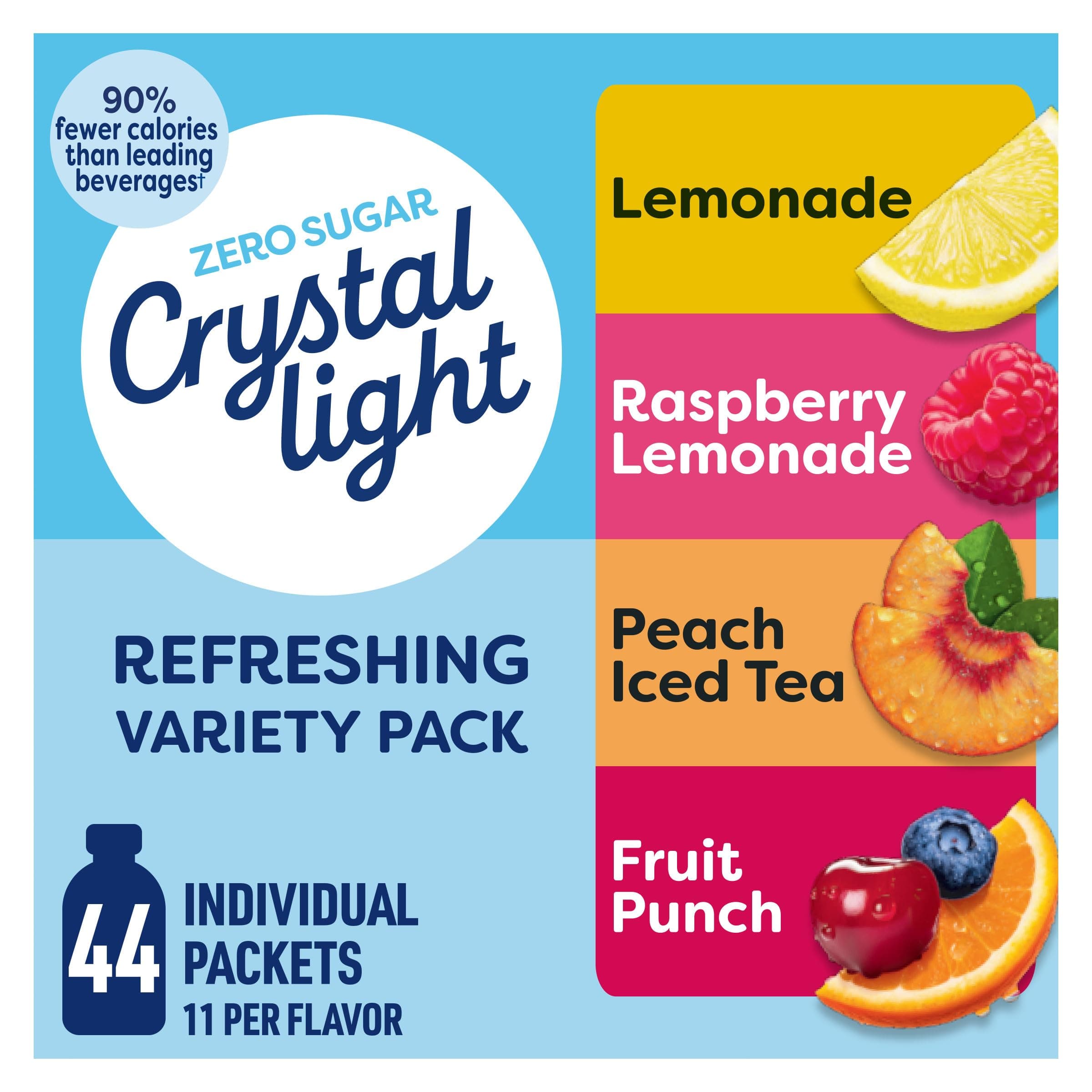 Crystal Light Refreshing Variety Pack, 44 ct. On-the-Go Packets