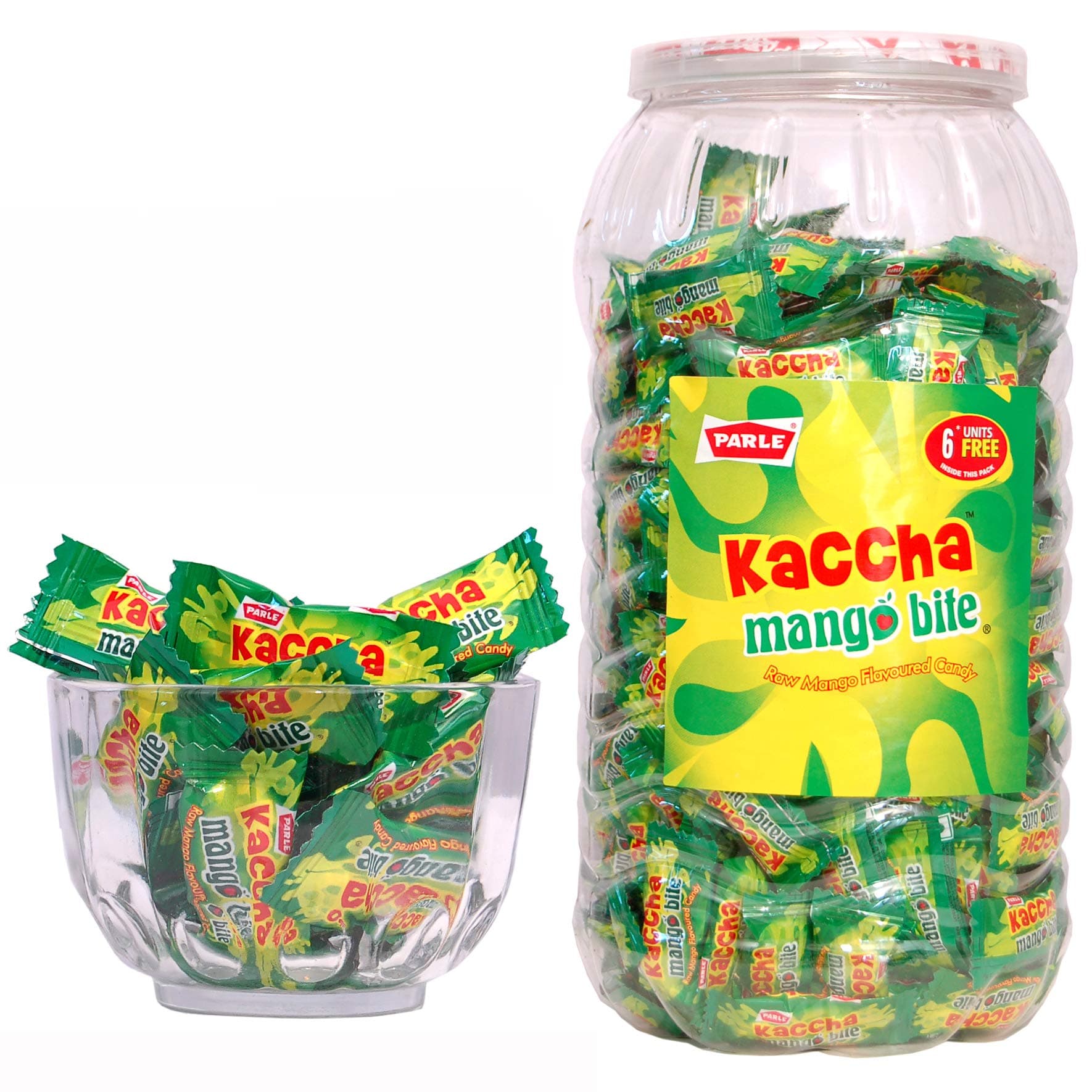 PARLE Kaccha Mango Bite Raw Mango Flavoured Candy, 1 Jar, (Including Delivery Charges)