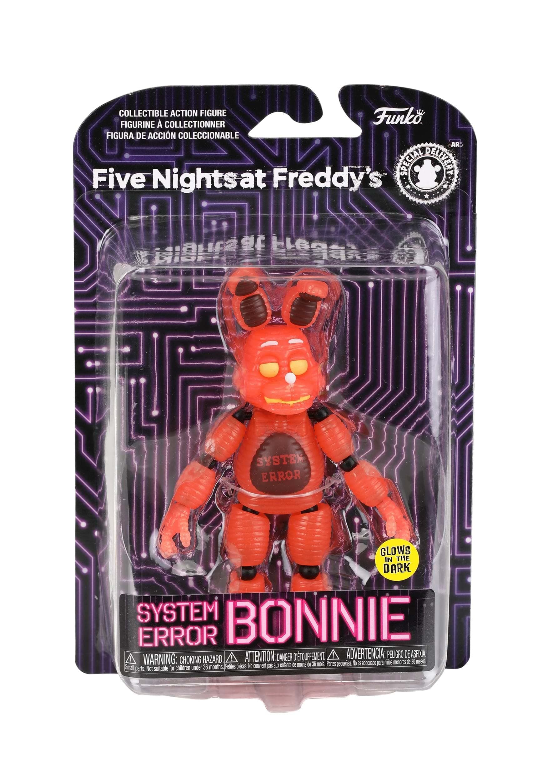 Funko Pop! Action Figure: Five Nights at Freddy's - System Error Bonnie (Glow in The Dark)