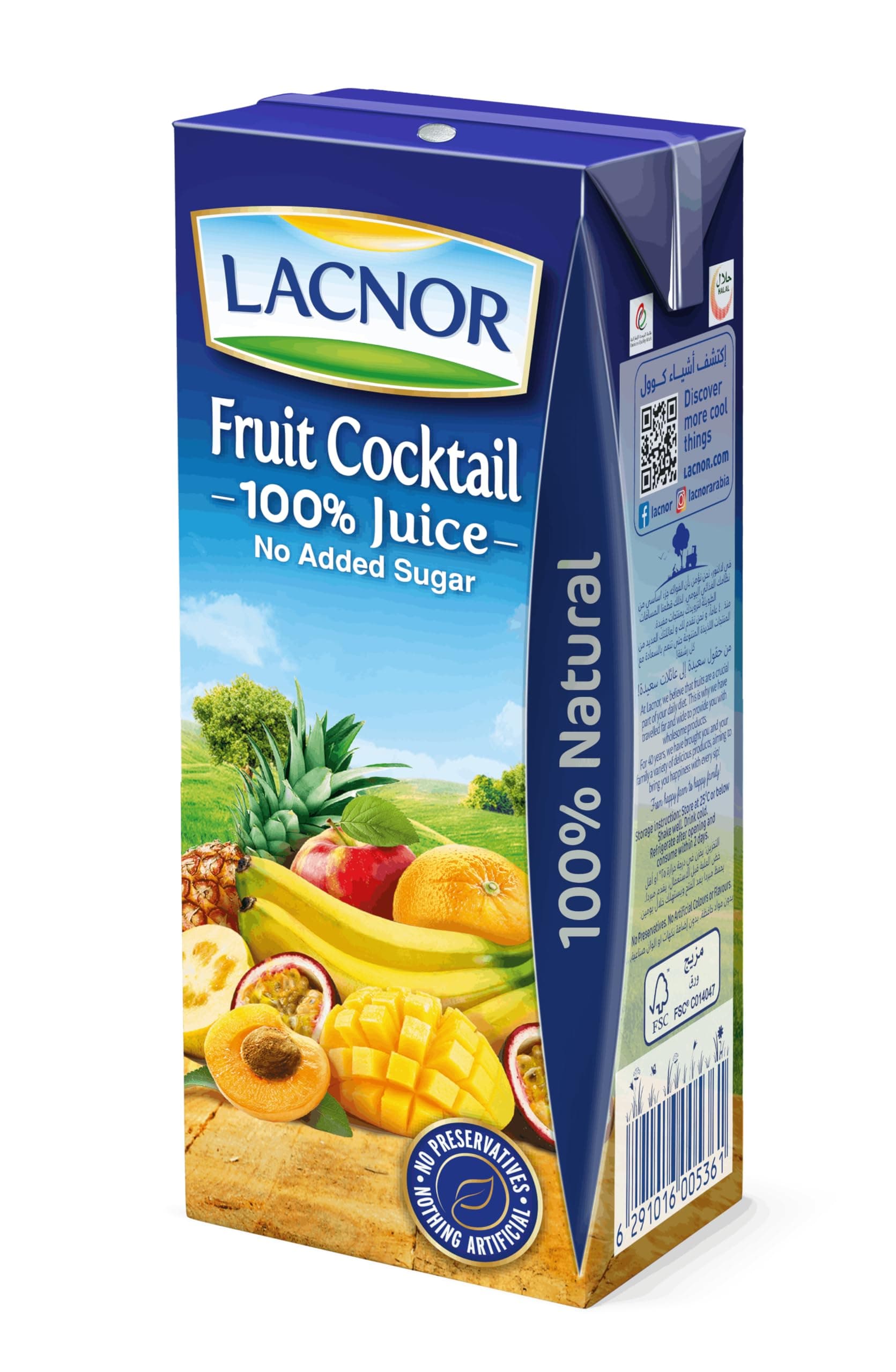 Lacnor Fruit Cocktail Juice, 180ml