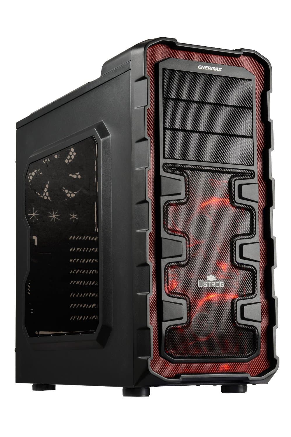 Enermax Tower Case ECA3280A-BR Black/Red