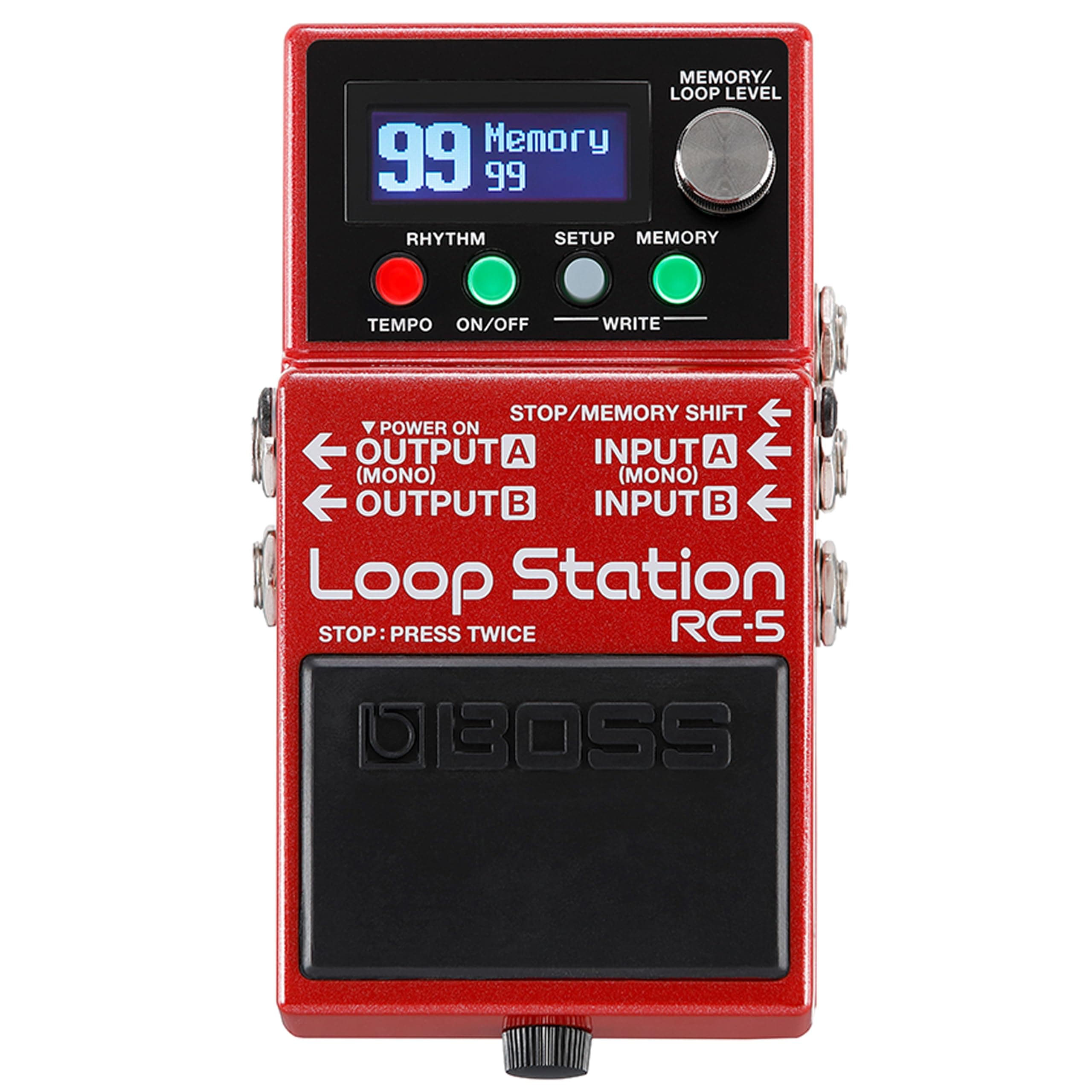 RC-5 Loop Station Compact Phrase Recorder Pedal