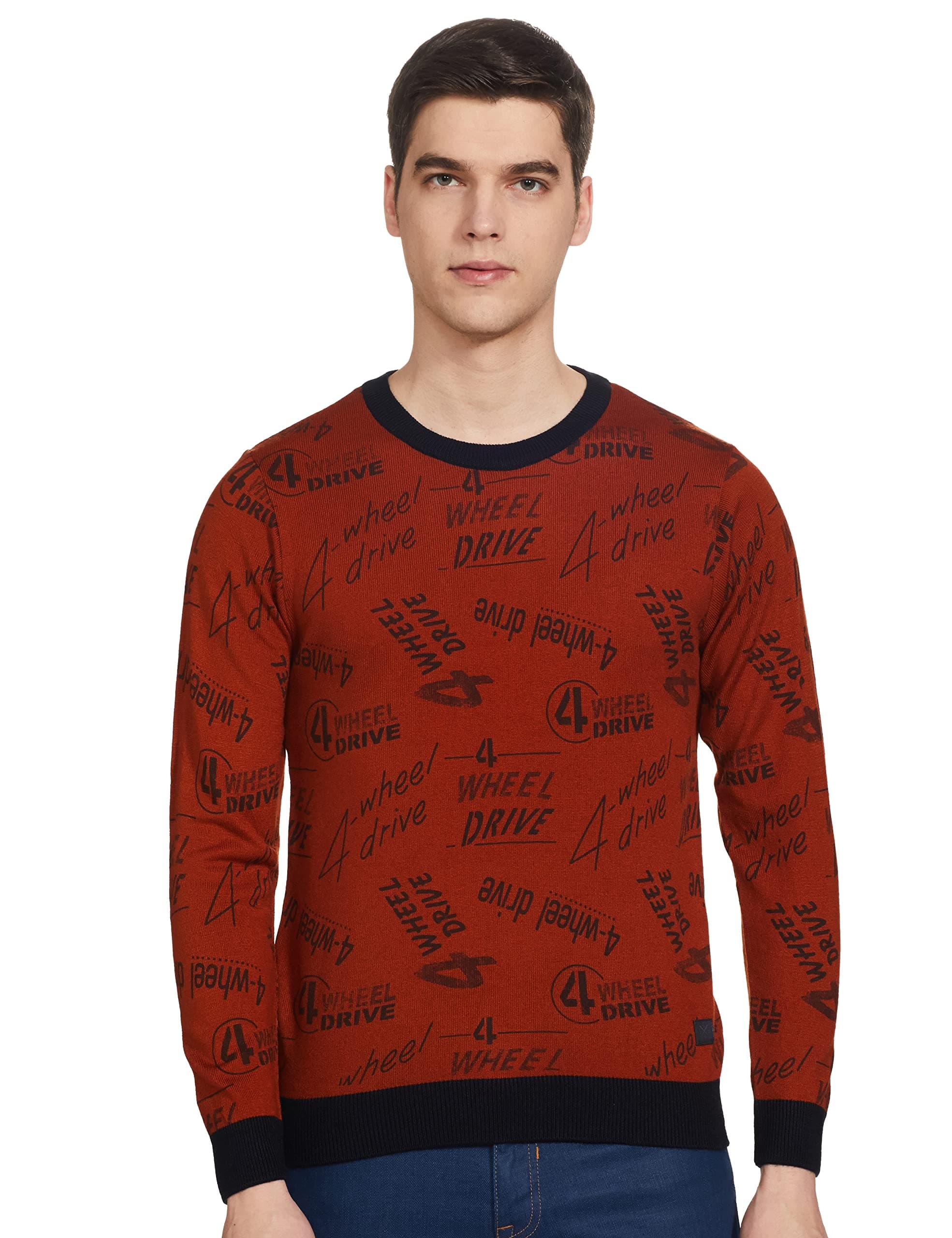 DukeMen Full Sleeve Sweater D.Navy