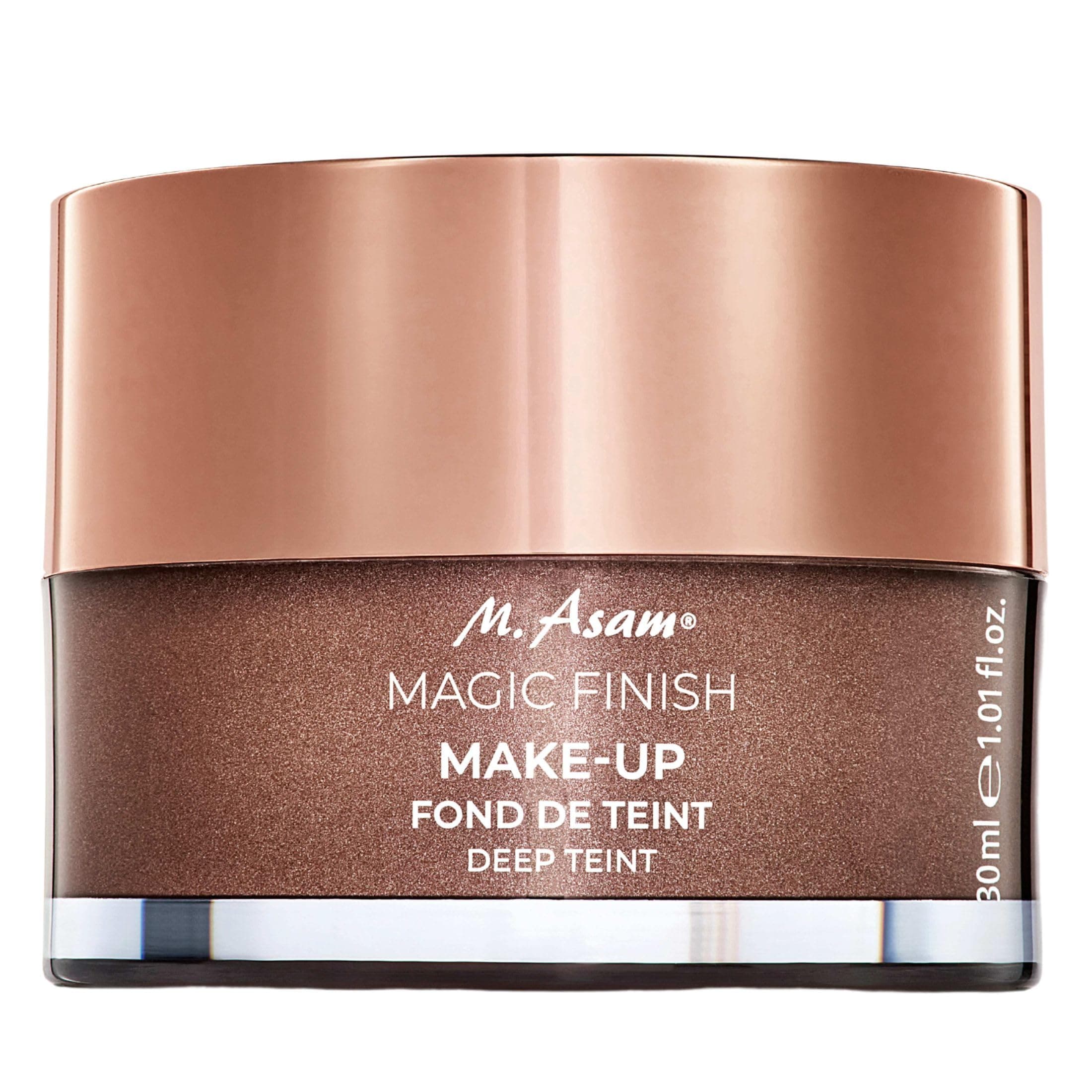 Magic Finish Deep Teint Make-Up Mousse (1.01 Fl Oz) – 4in1 Primer, Foundation, Concealer & Powder With Buildable Coverage, Hides Redness And Dark Spots, Vegan, For Deeper Skin Tones