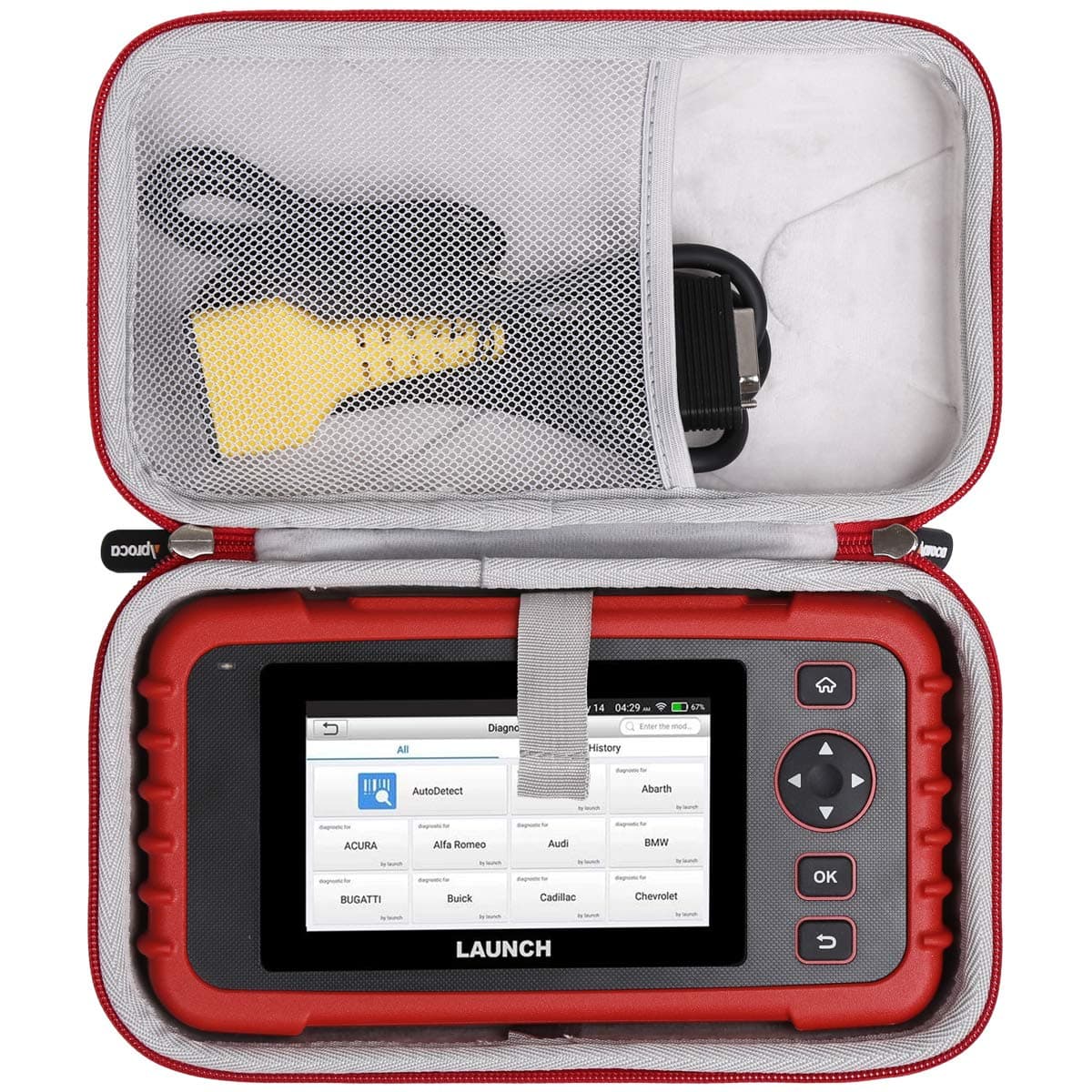 Aproca Hard Travel Storage Carrying Case for Launch Scan Tool CRP129X CRP123X OBD2 Scanner