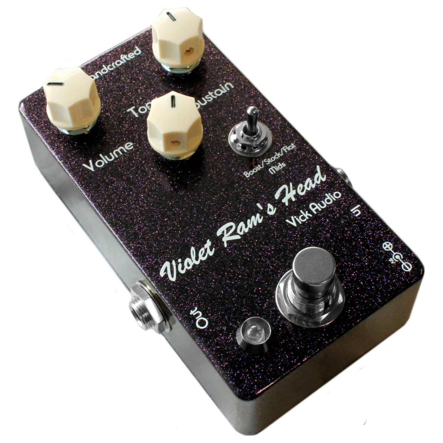 Vick Audio Violet Ram's Head Fuzz Pedal