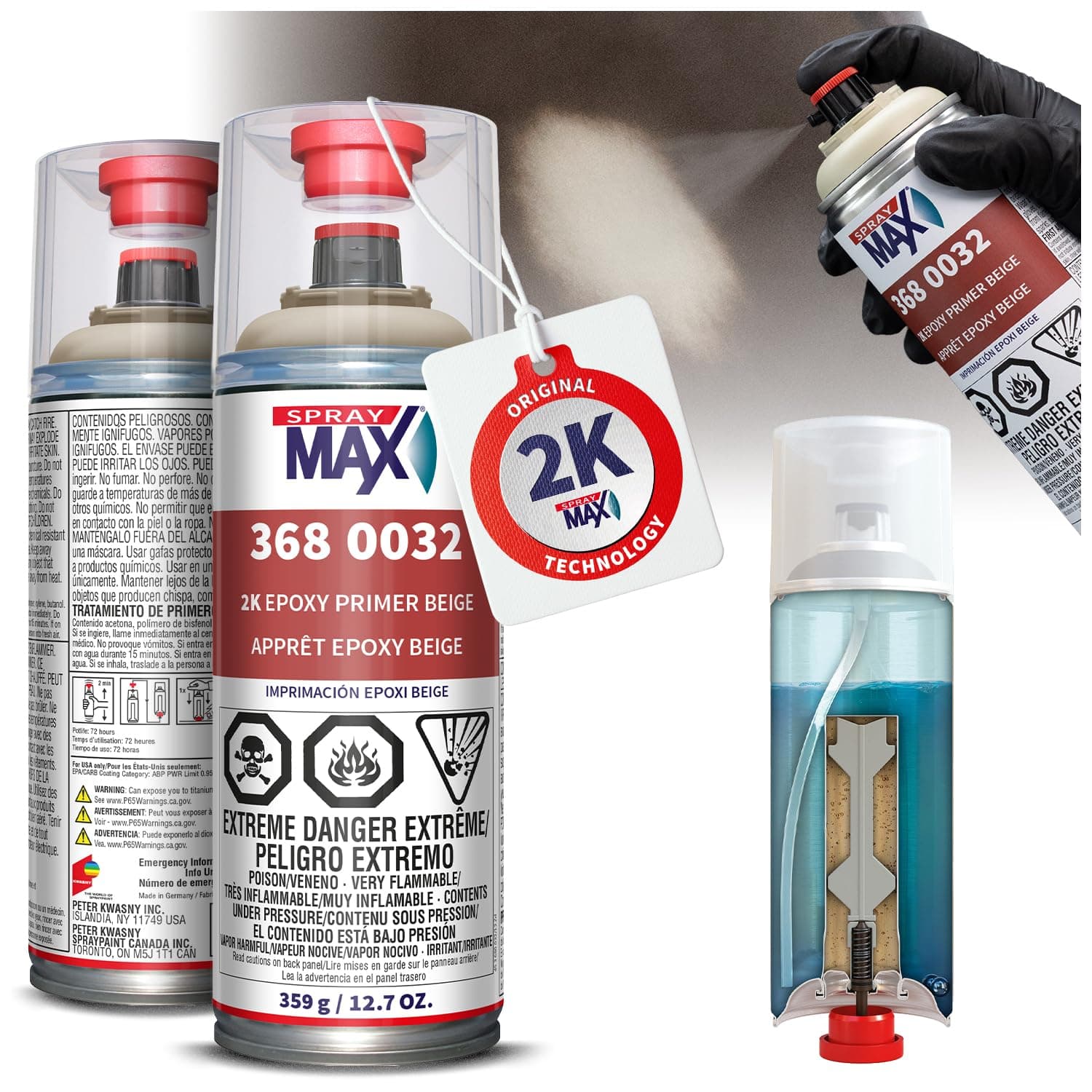 Spray max USC 2K Epoxy Primer Paint Aerosol