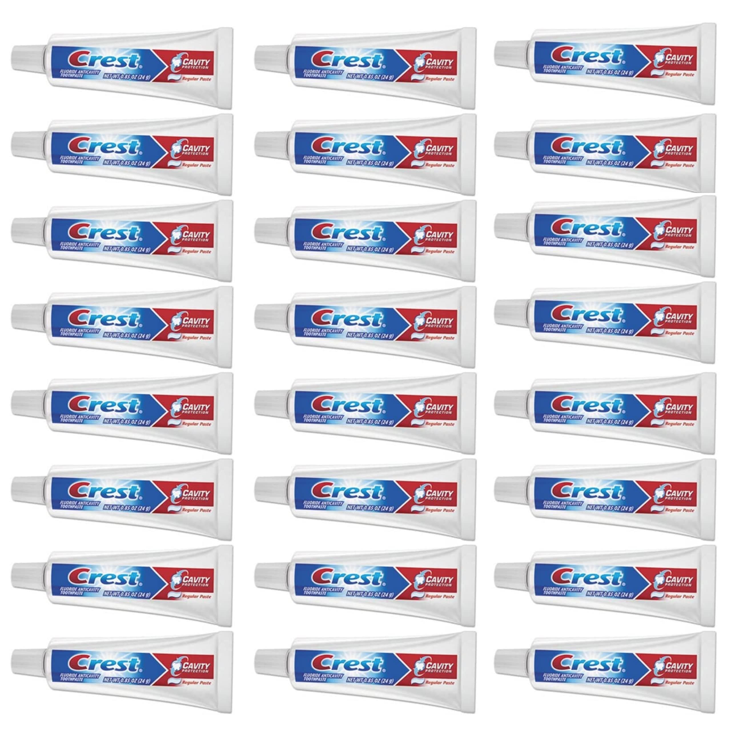 Crest Cavity Regular Toothpaste, Travel Size .85 oz. (Pack of 24)