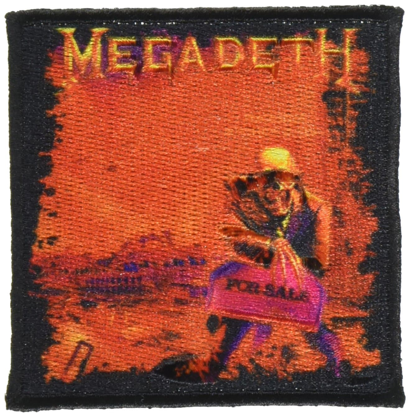 C&D VisionaryApplication Megadeath Peace Sells S.S. Die Sublimated Patch, Orange