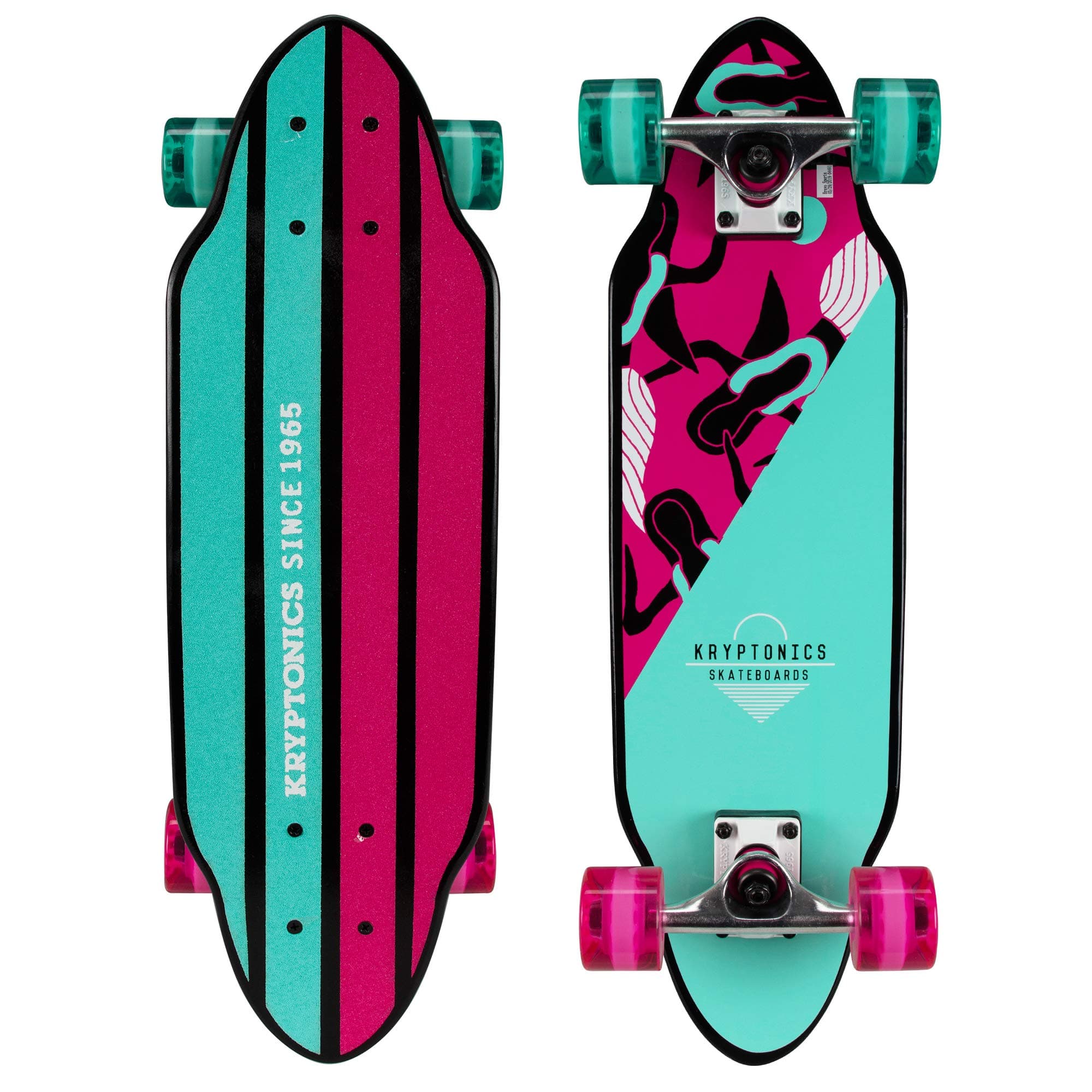 Skateboard with Durable Maple Deck, Smooth Urethane Wheels, Lightweight, for Beginners, Kids and Experienced Riders | Perfect for Smooth Rides, Easy Control, Cruising, Tricks, and Fun Rides