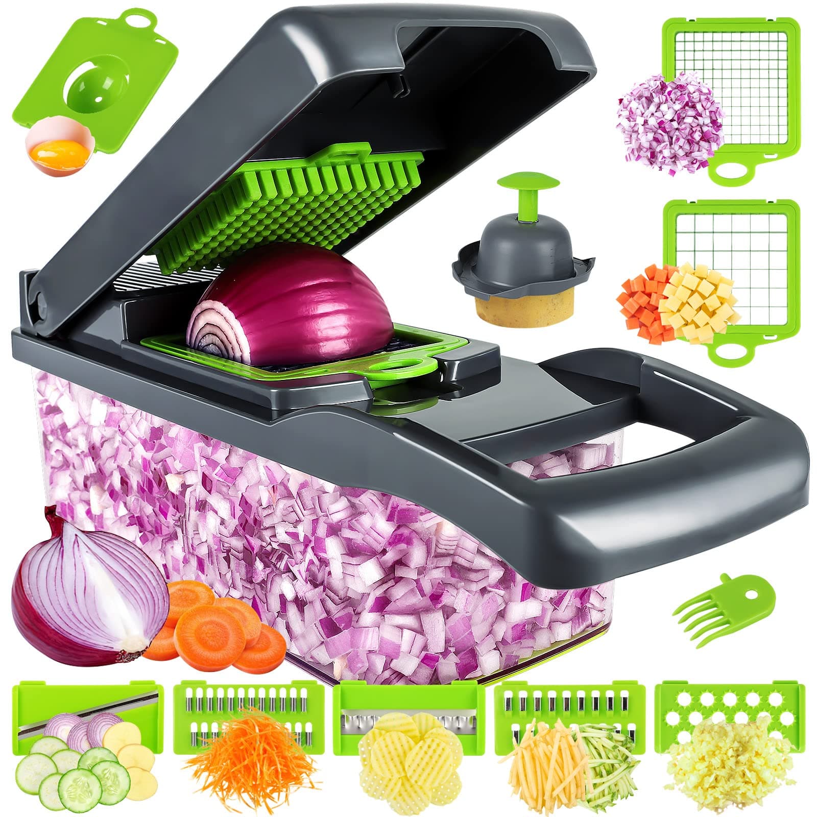 Vegetable Chopper (Grey)