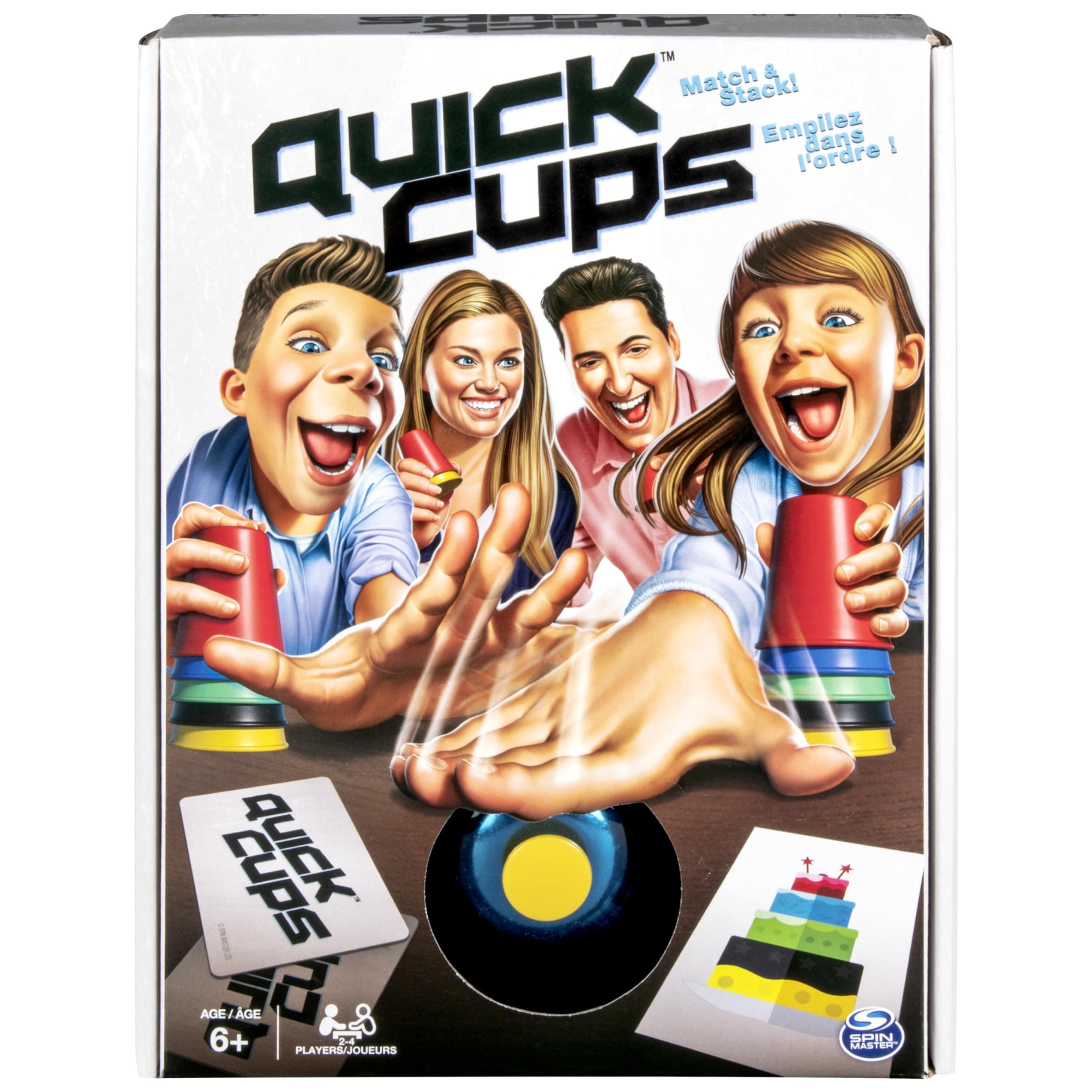 Quick Cups, Match ‘n’ Stack Family Game for Kids Aged 6 and Up