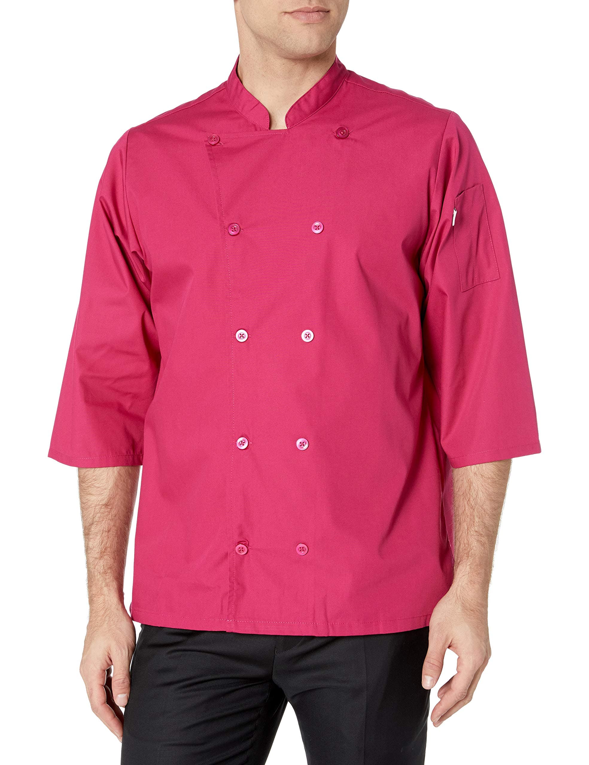 Uncommon Threads Unisex Epic 3/4 Sleeve Buttoned Chef Shirt with Vents