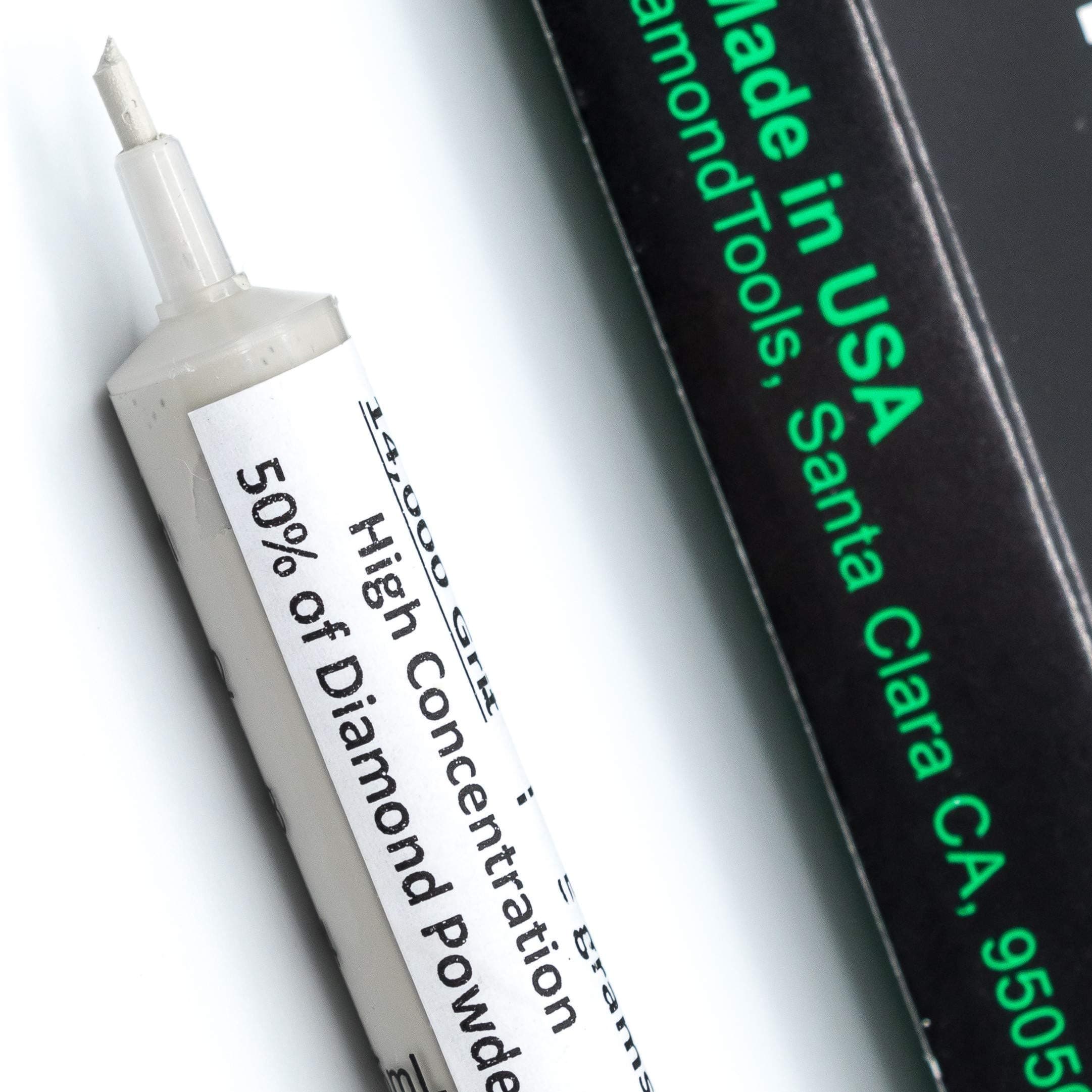 Diamond Polishing Compound Polishing Paste 14,000 Grit 0-1 Microns for Marble Glass Metal Rock Jewelry Resin Silver Chrome Gemstone with High Concentration of Diamond Powder USA Made