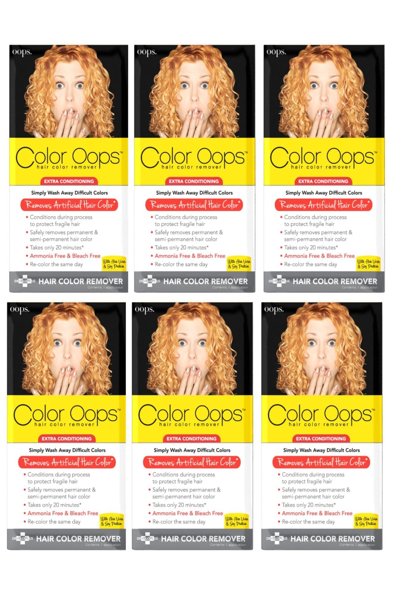 Color Oops Hair Color Remover, Extra Conditioning - 1 Application