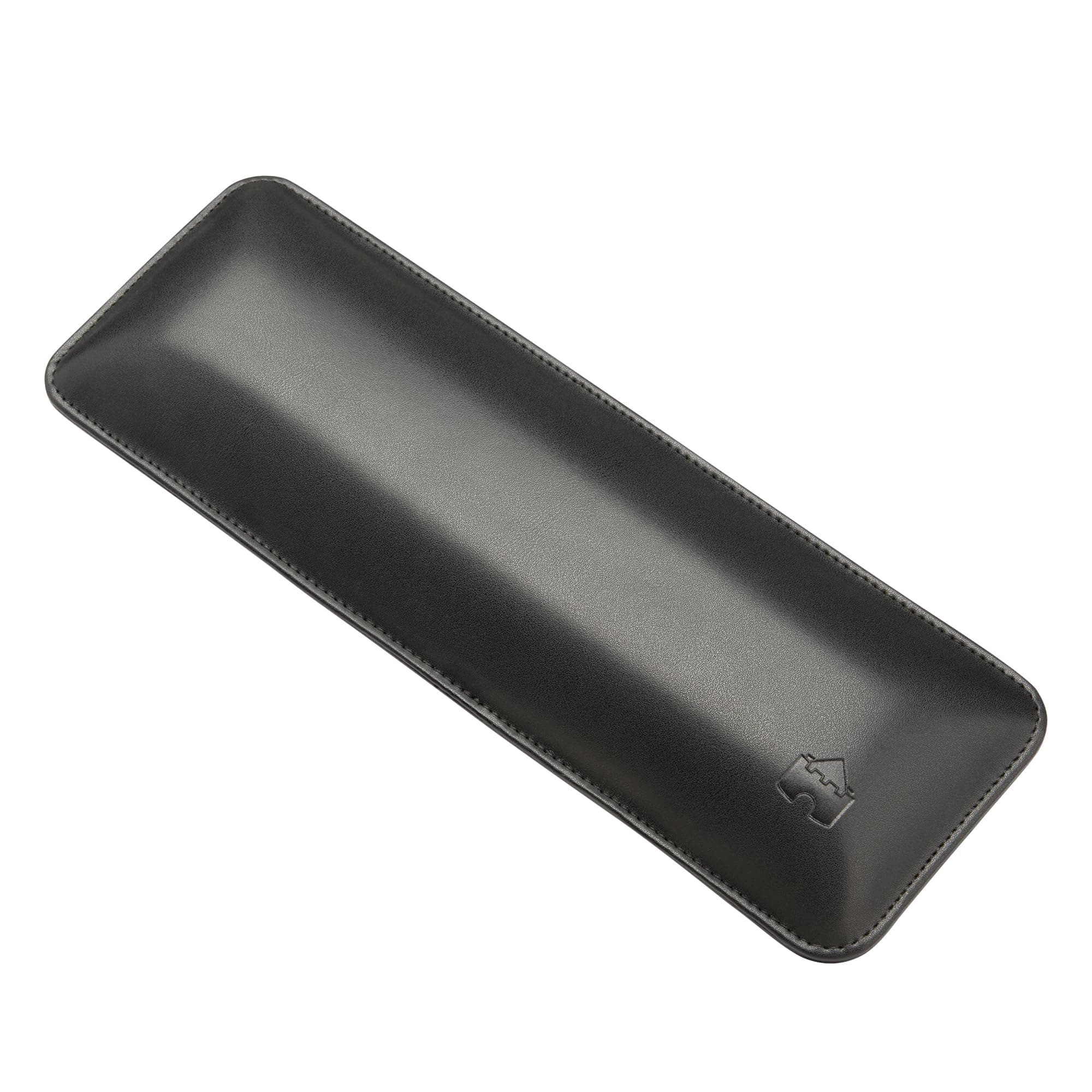 Bailey Compact by Castle - Wrist Rest for Keyboards with Around 61 Keys - Leather Ergonomic Computer Extra Firm Keyboard Wrist Support for Typists, Gaming, Heavy Office Use (Nightfall, Compact Size)