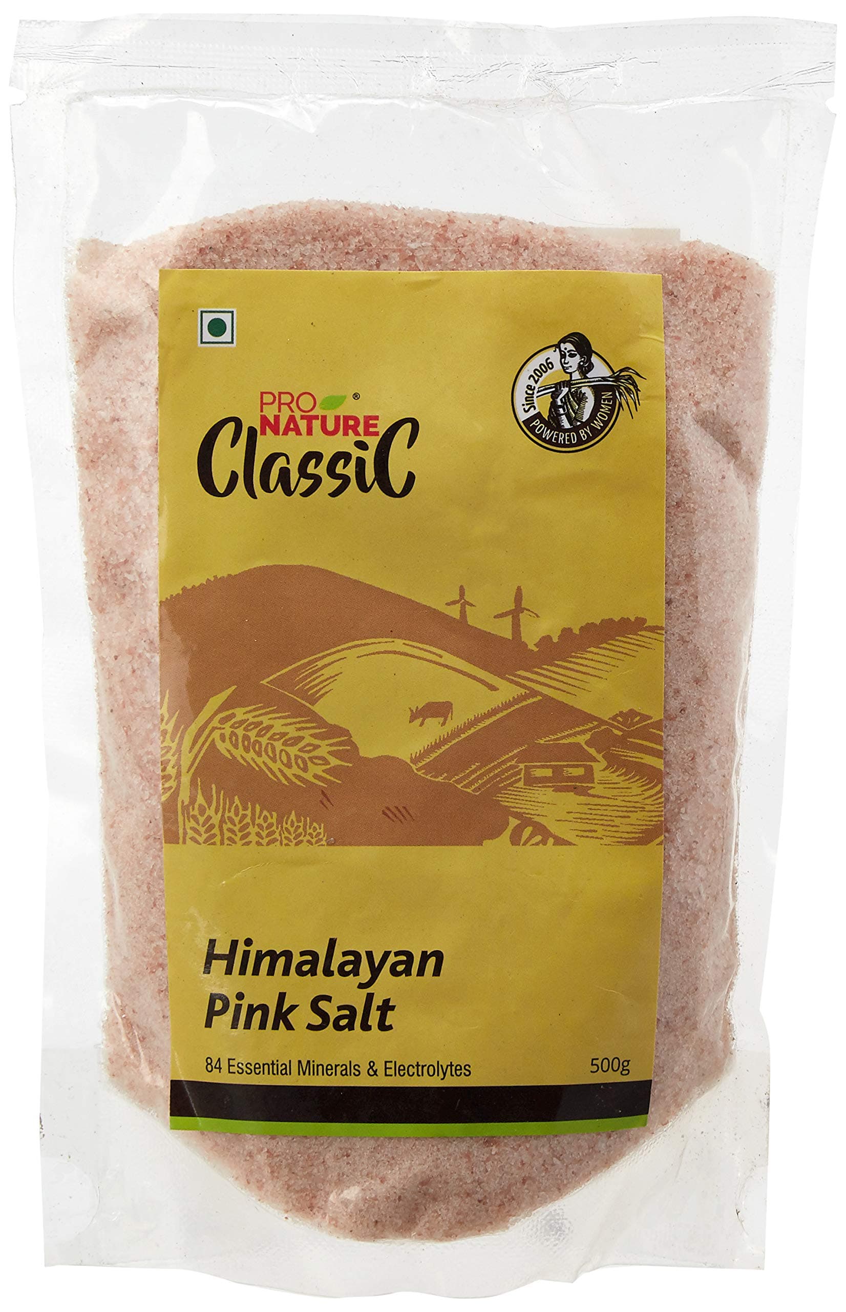 Pro Nature Classic Himalayan Pink Salt Crystals, 500g