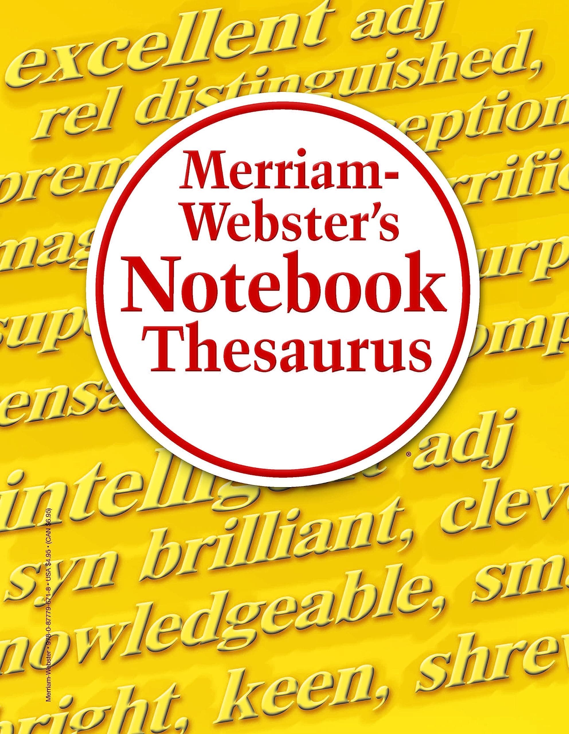 Merriam-Webster’s Notebook Thesaurus - Designed for Students - Fits in a 3-ring binder