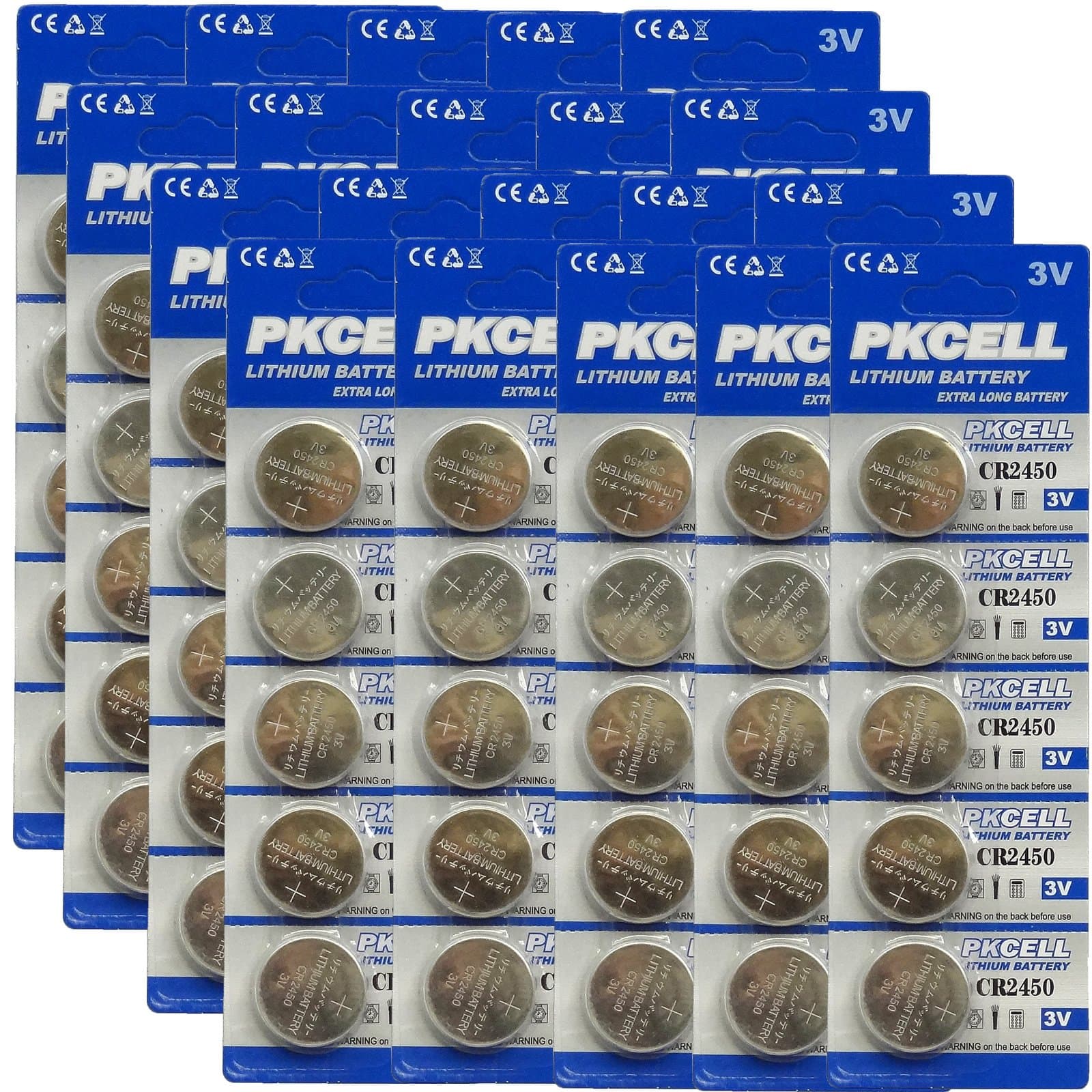 BlueDot TradingCR2450 Lithium Cell Battery, 100 Count