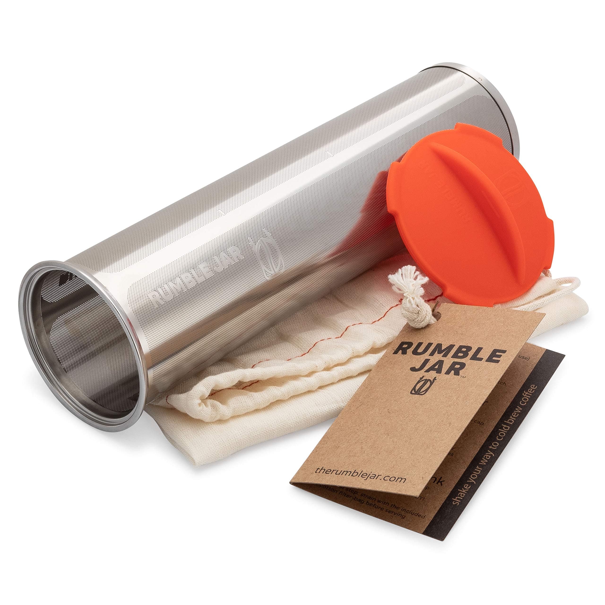 Next-Gen Cold Brew Coffee Maker for Mason Jars - 200 Micron Filter Is Ideal for Coarse Grounds & Stronger Coffee - Standalone Filter (no Mason Jar included)