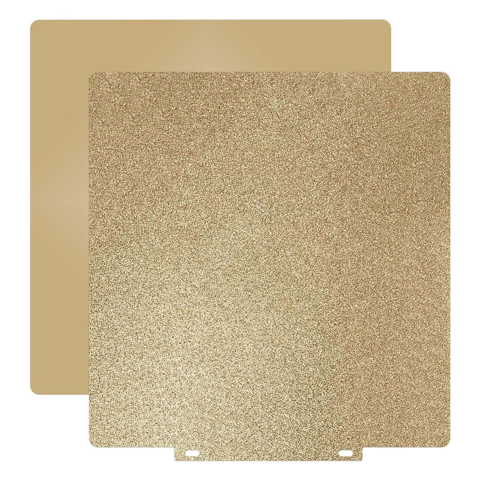 Double Sided Textured PEI Sheet+Smooth PEI Build Plate for Ankermake M5, PEI Spring Steel Sheet Flexible Print Bed Removable Surface Platform for 250 * 250mm Size 3D Printers