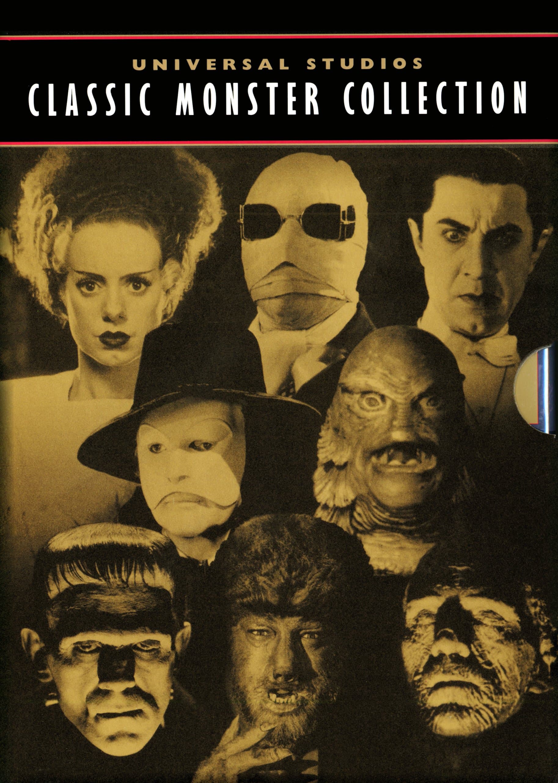 Universal Studios Classic Monster Collection (Dracula / Frankenstein / The Mummy / The Invisible Man / The Bride of Frankenstein / The Wolf Man / Phantom of the Opera / Creature from the Black Lagoon)