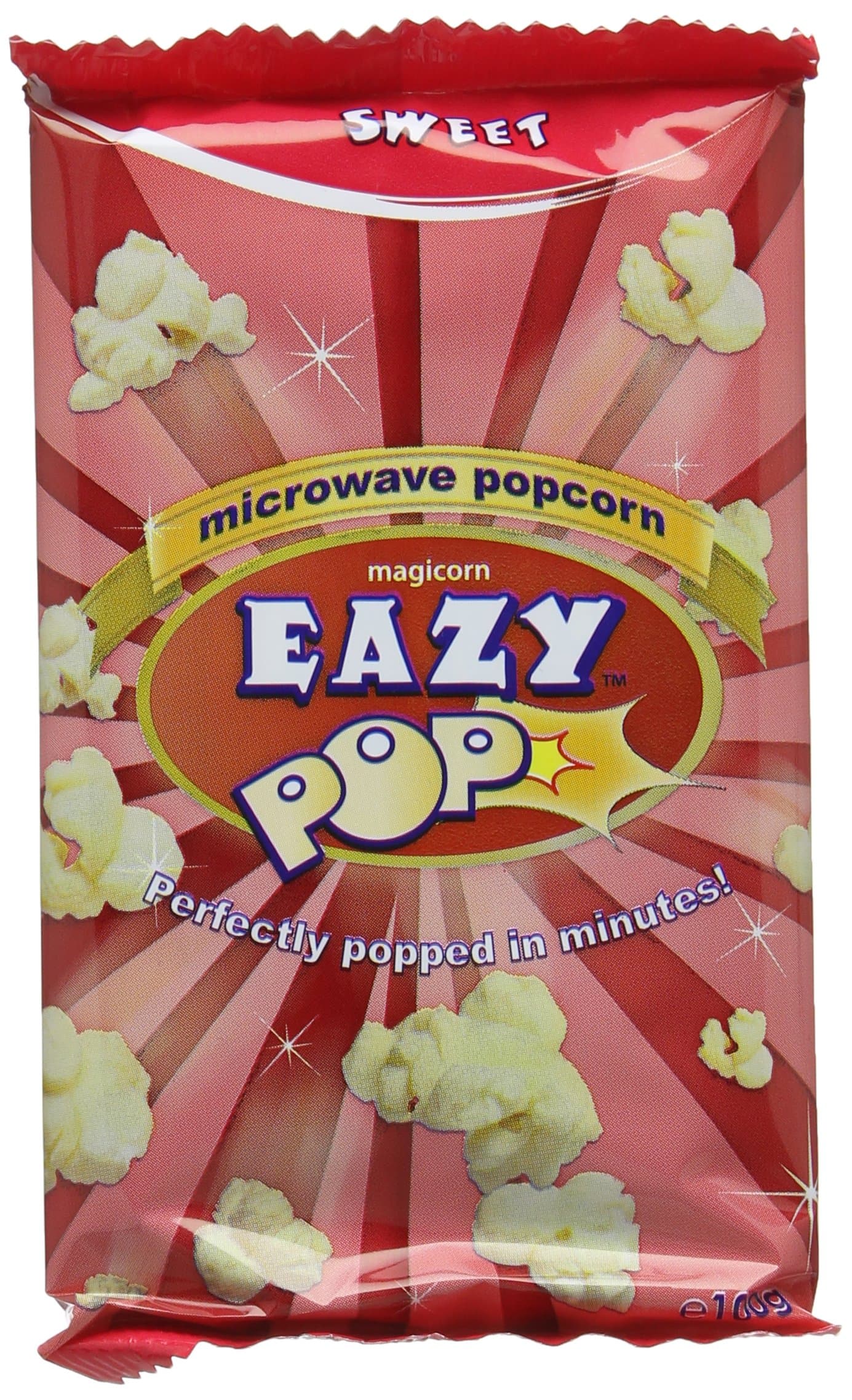 Eazy Pop Sweet Popcorn 100 g (Pack of 16)