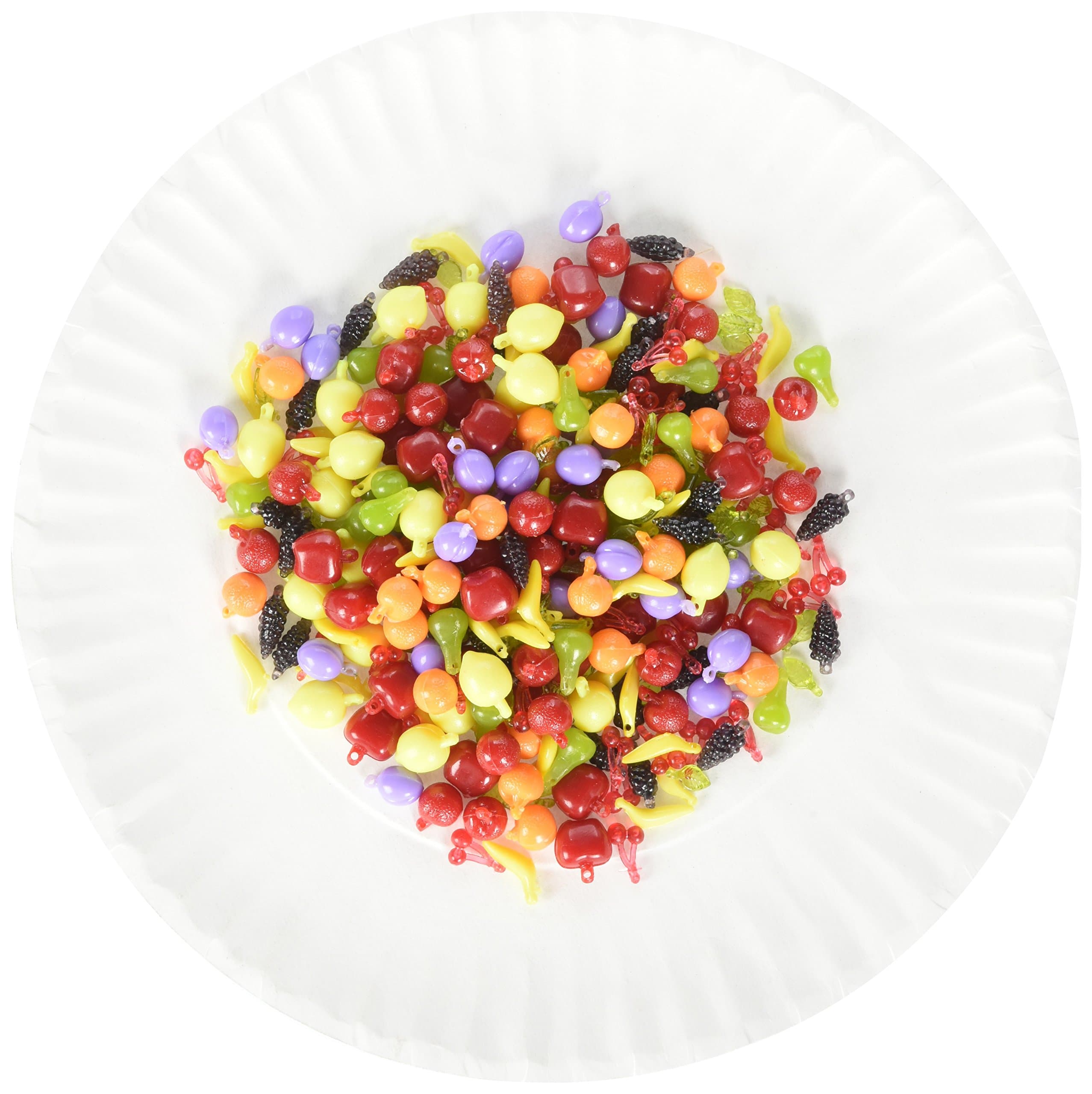 ALPHA BEADS 07375 Fa375 Multi Fruit Beads 375 Pcspkg