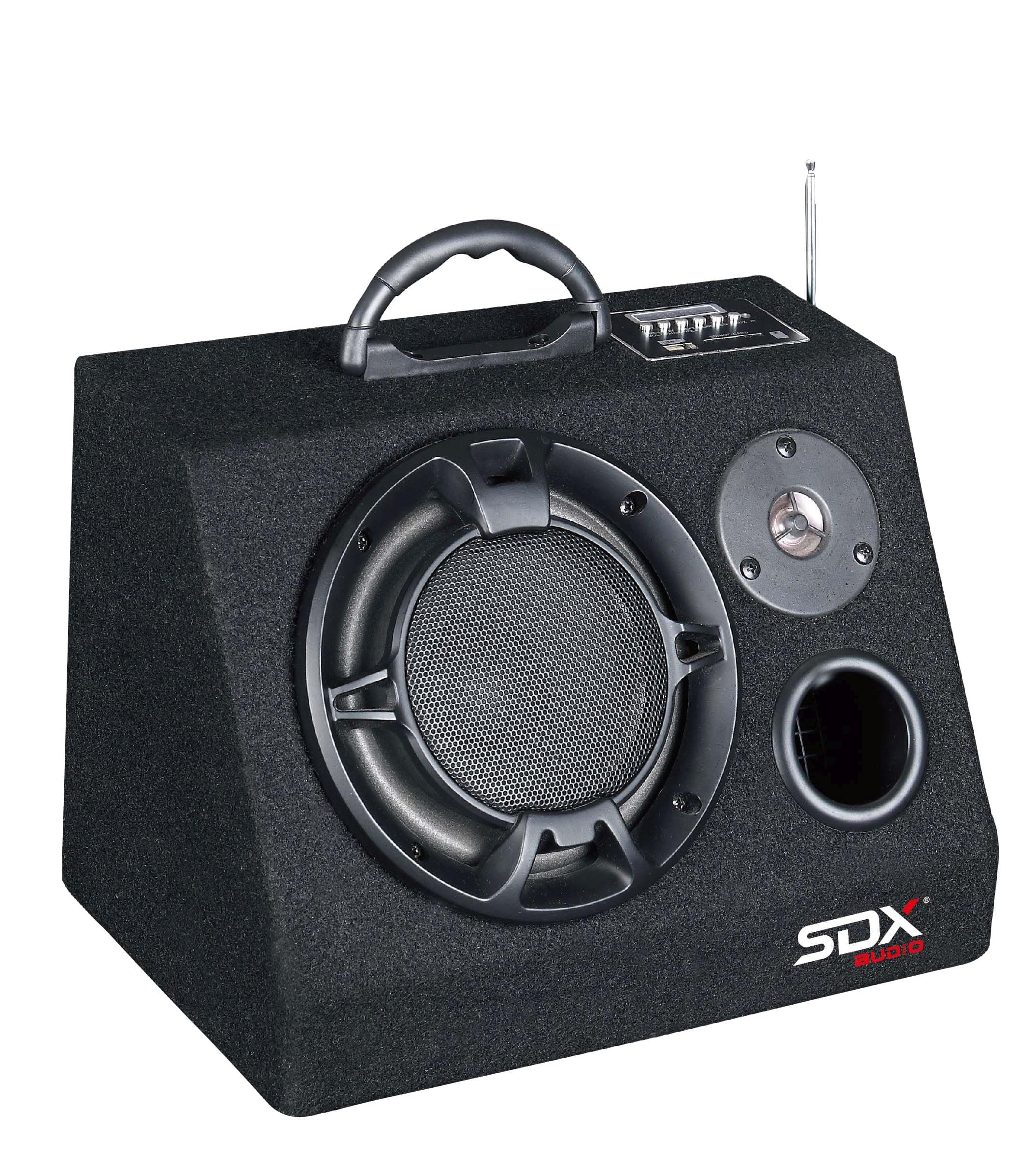 SDX Bluetooth Active Speaker System Digital Music Player & FM Radio