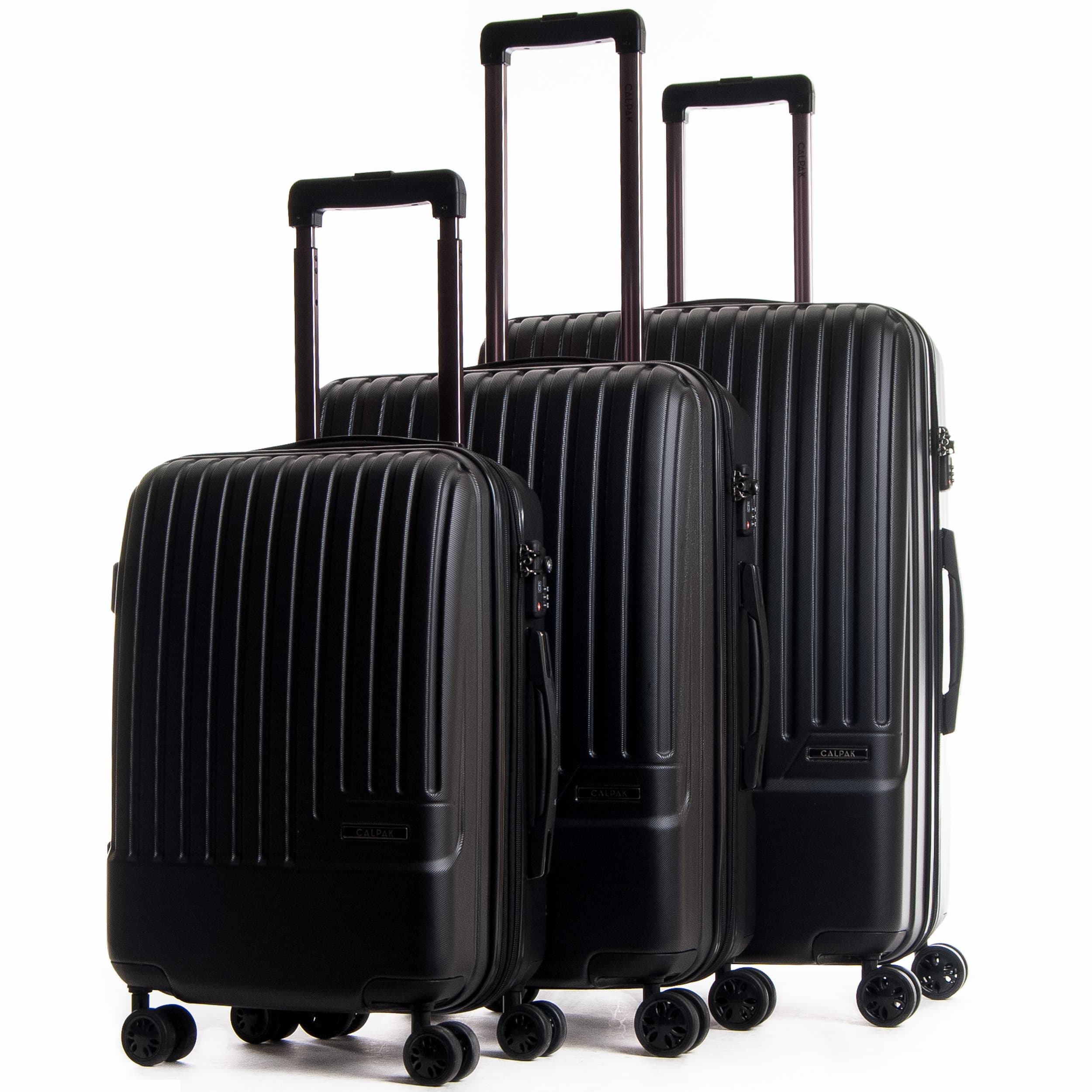 CALPAK Davis Expandable Luggage Set, Black