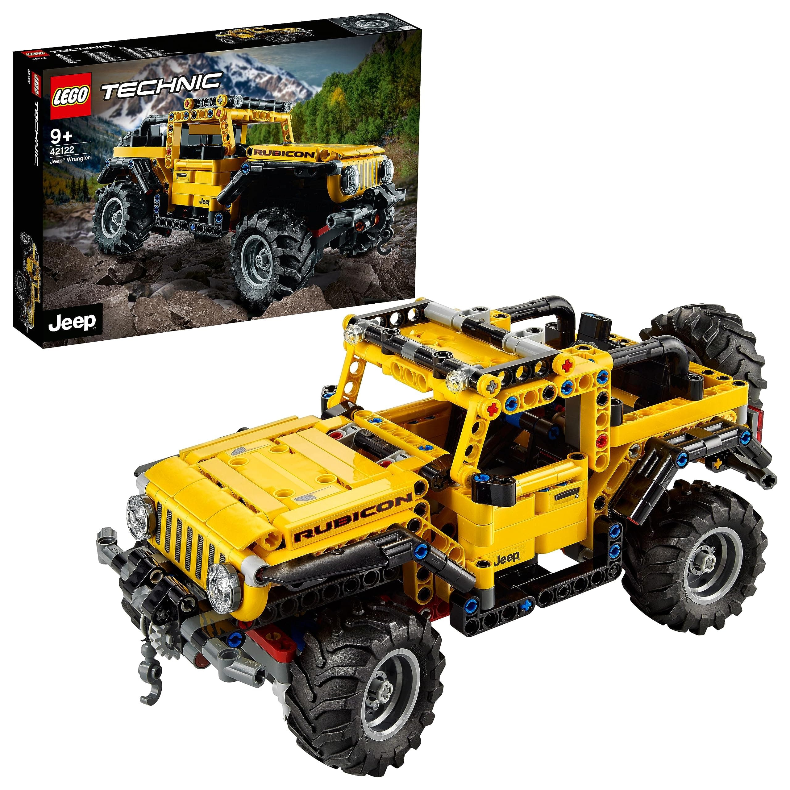 Lego Technic, Jeep(R) Wrangler 42122 Toy Blocks, Present, STEM Educational Car, Car, Car, Boys, Ages 9 and Up