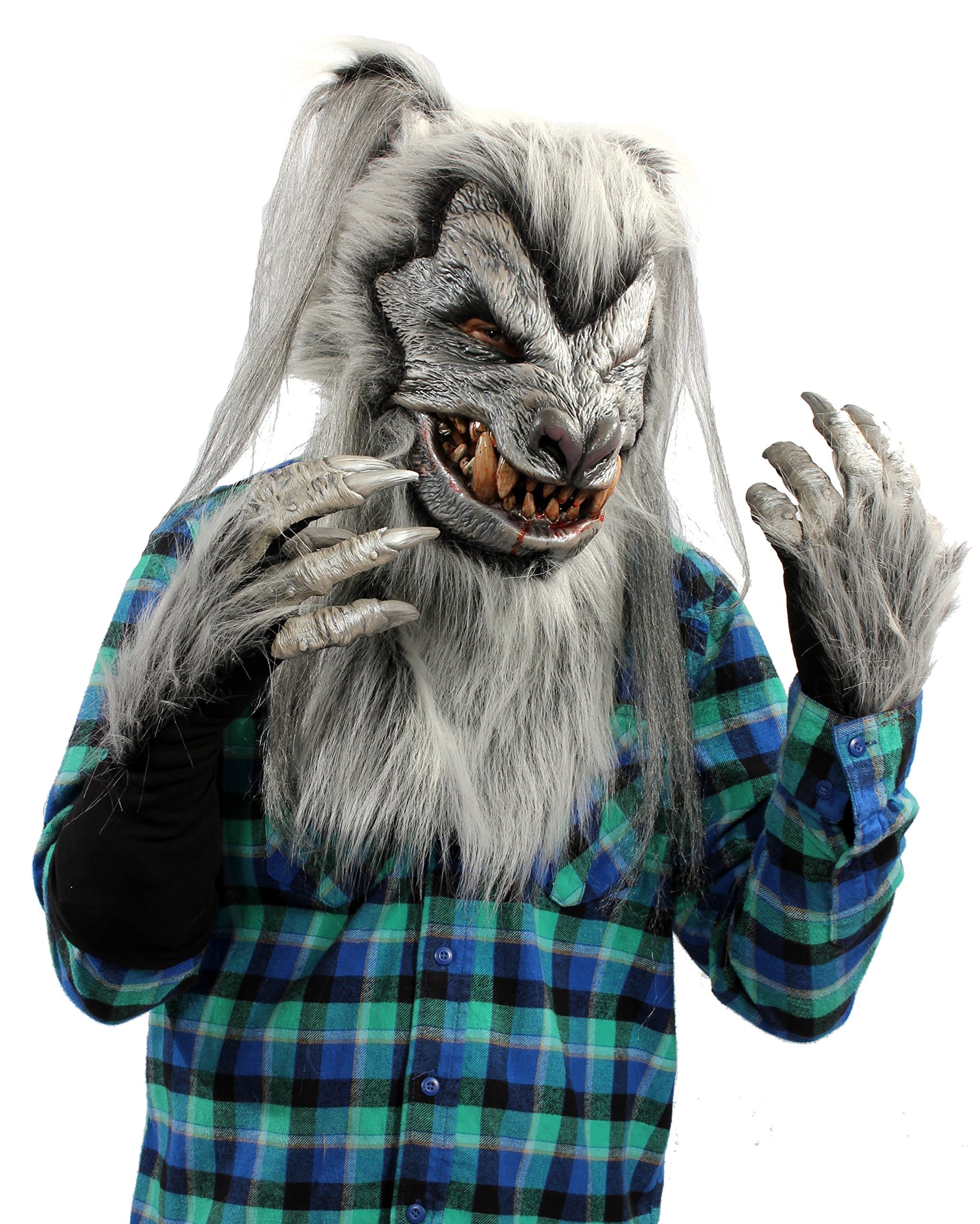Zagone Studios Silver Deluxe Wolf (Werewolf) Costume Kit