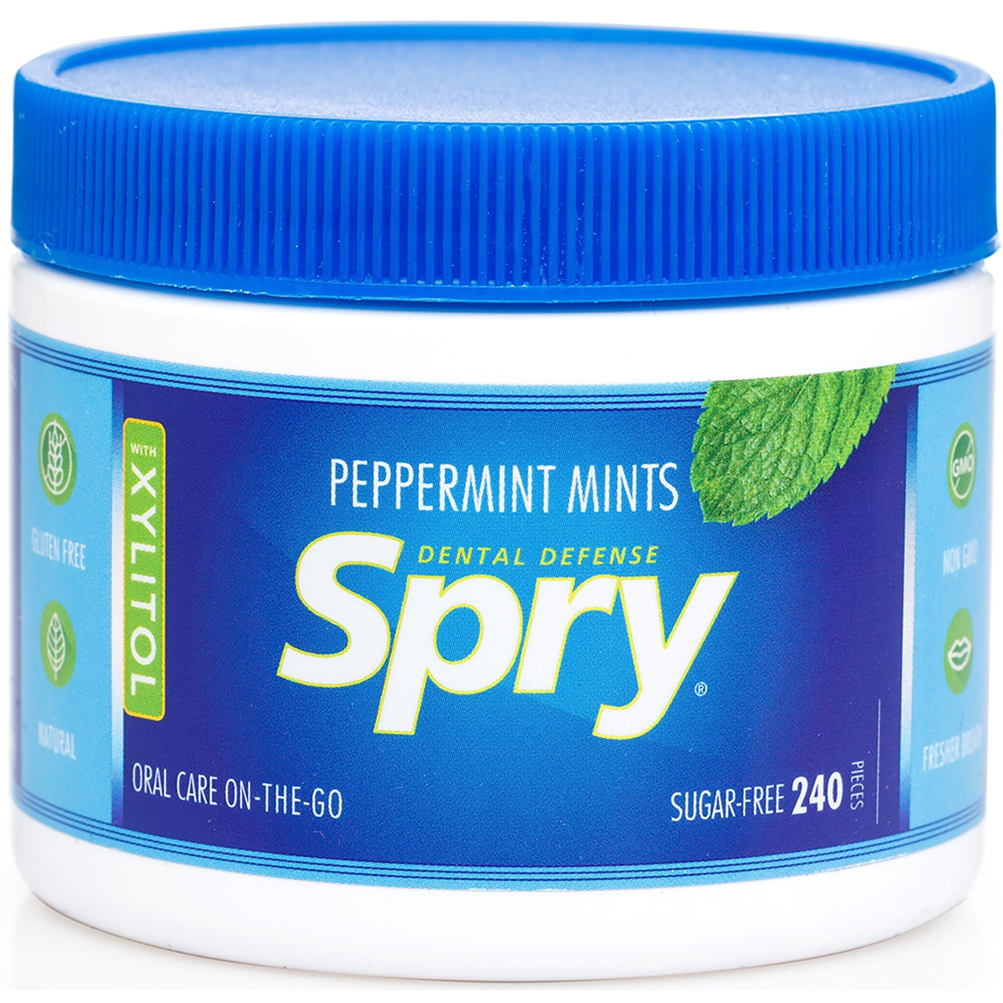 Natural Peppermint Xylitol Mints, 240 Count